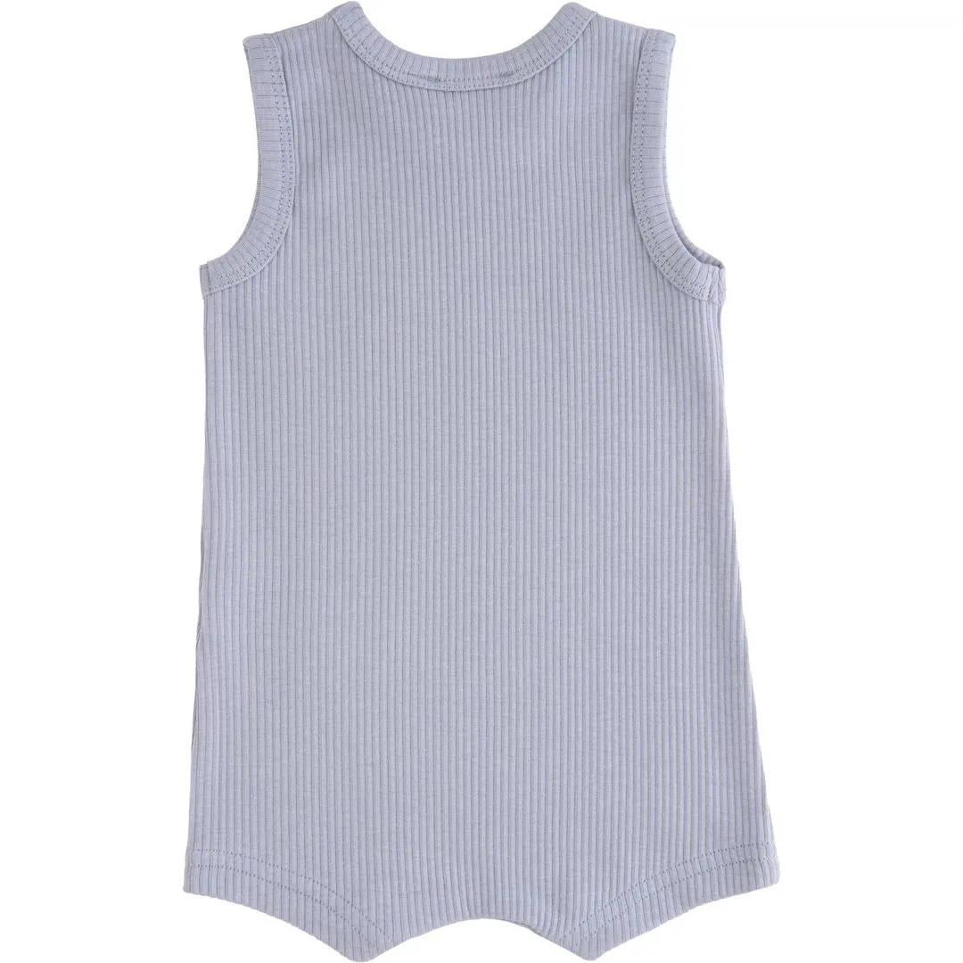 Gray Sleeveless Modal Shortie