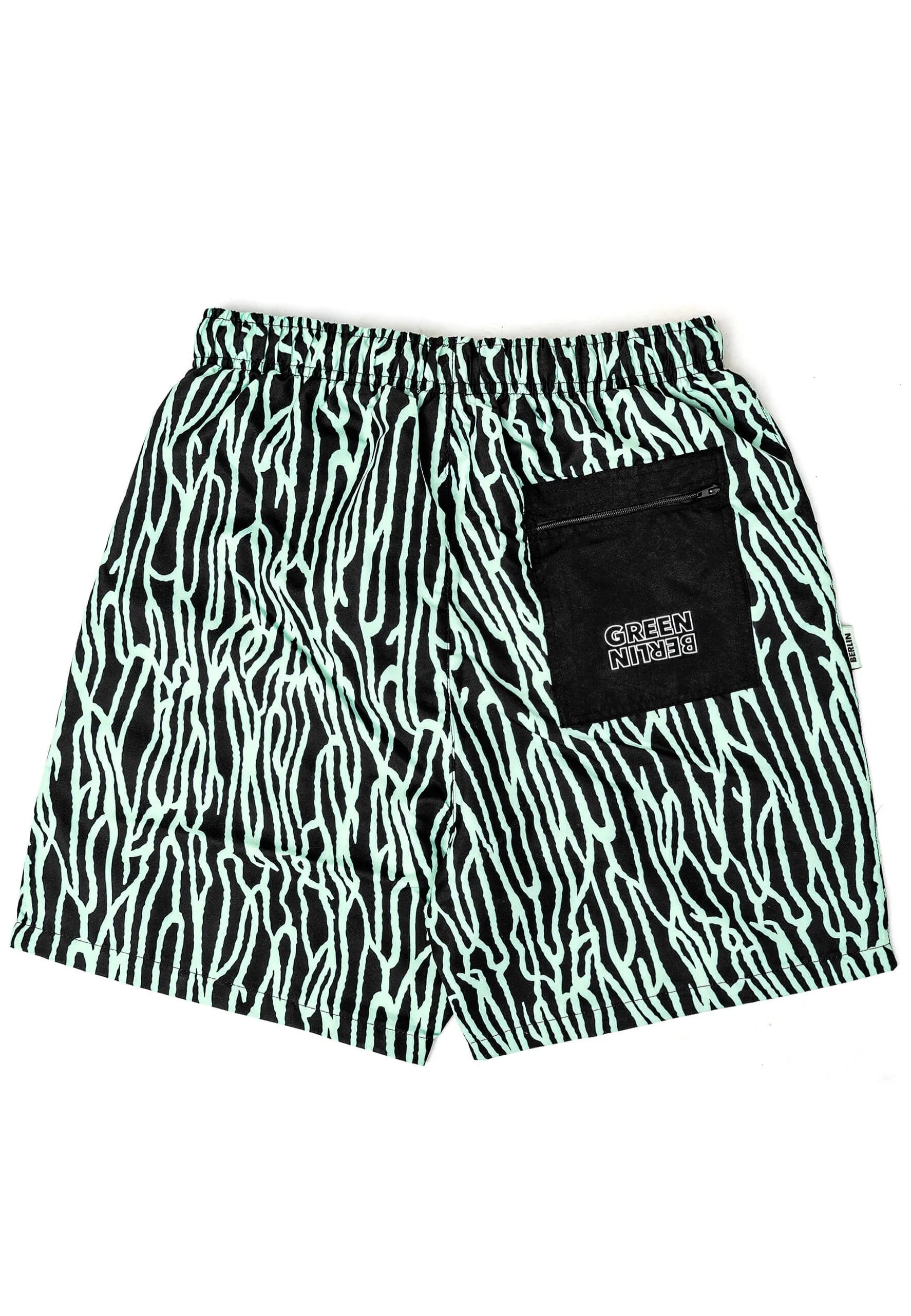 Green Berlin - Coral Green Schwarz/Mintgrn - Board Shorts