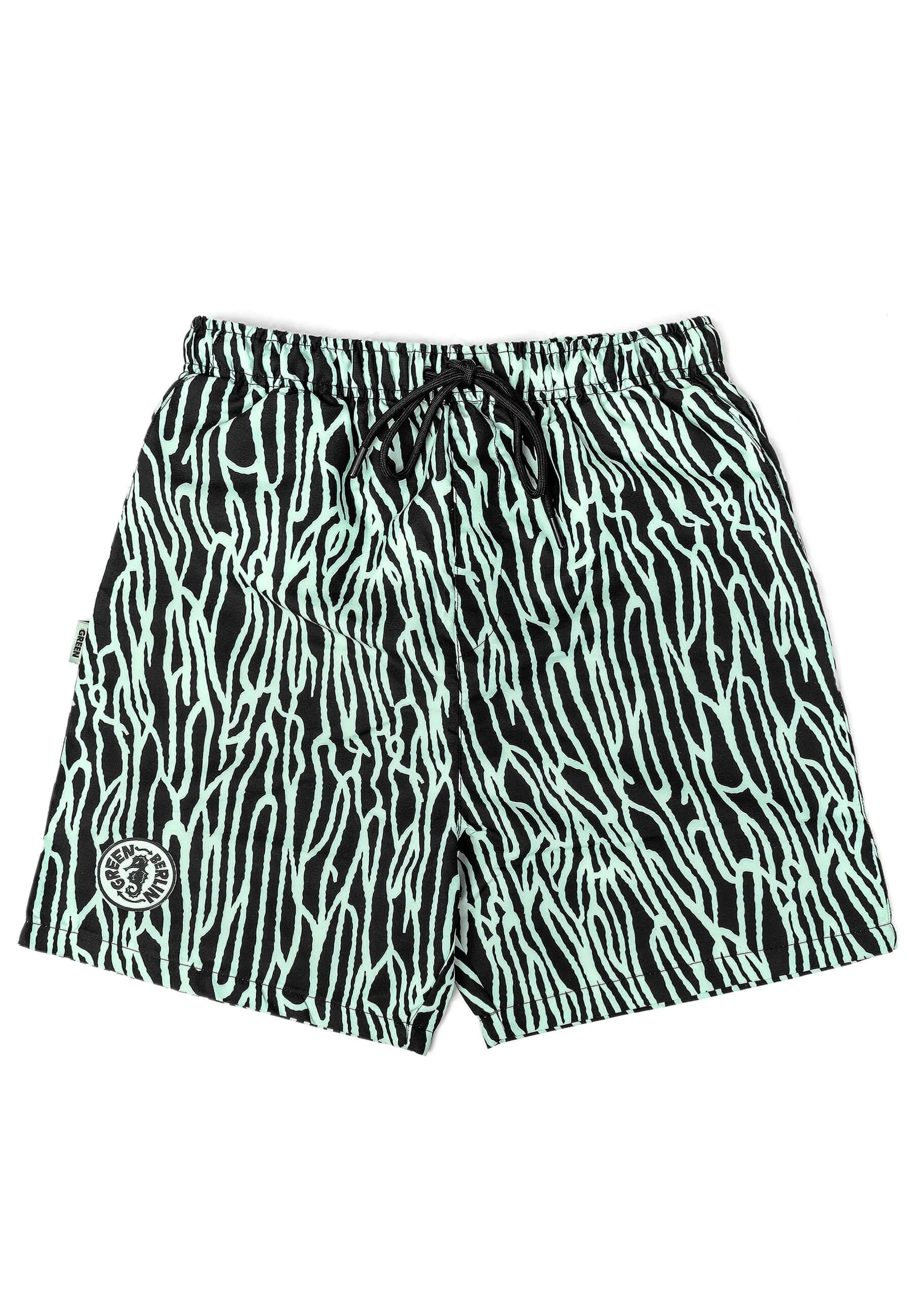 Green Berlin - Coral Green Schwarz/Mintgrn - Board Shorts