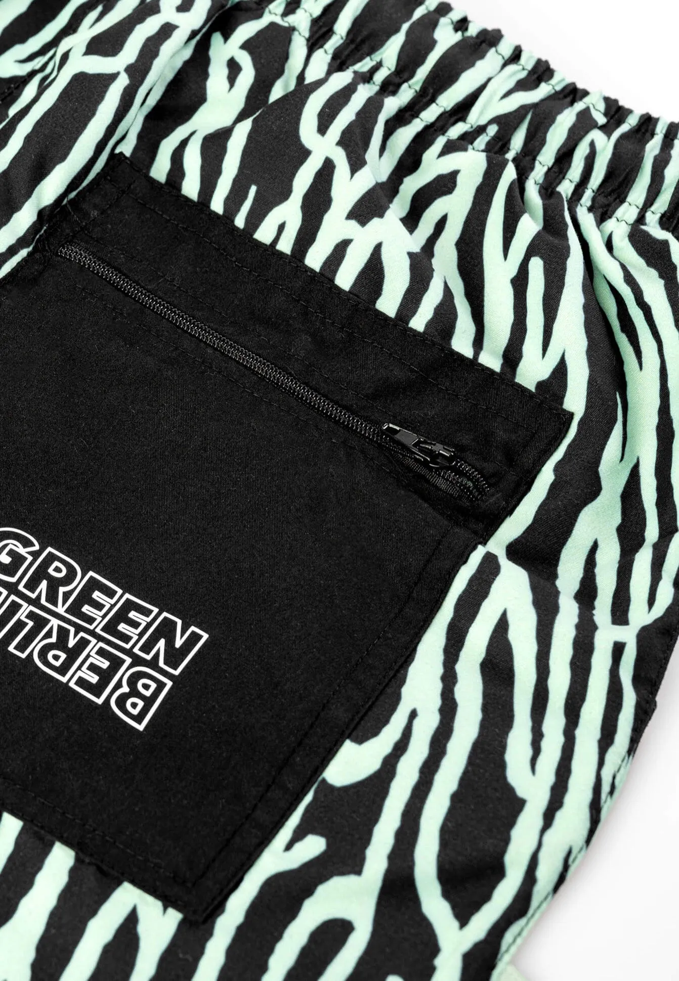 Green Berlin - Coral Green Schwarz/Mintgrn - Board Shorts