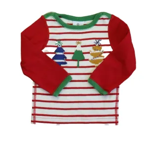 Hanna Andersson Unisex Red Stripe Long Sleeve Shirt
