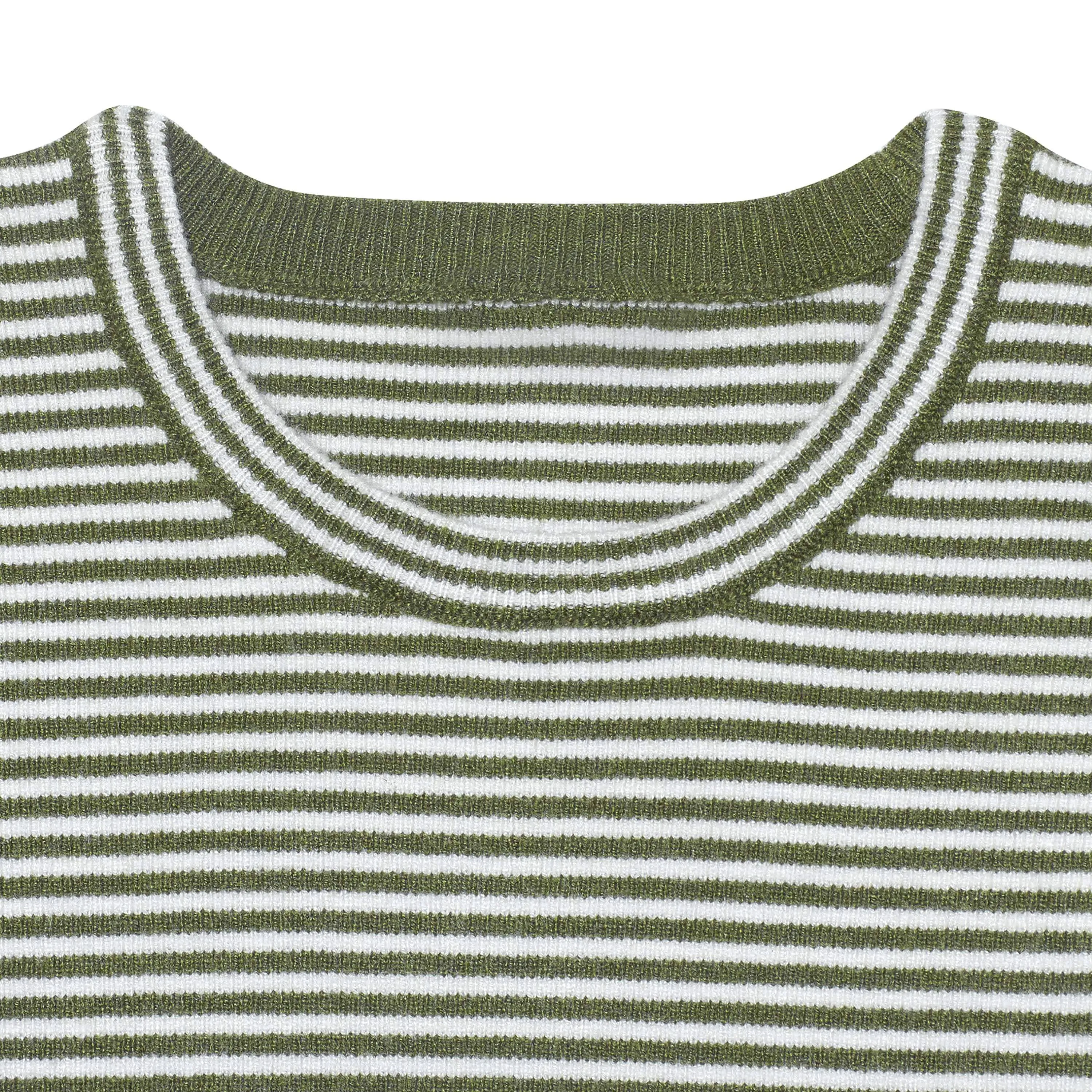 Infant & Toddler Boys Green Striped Sweater with Pocket Gerber Childrenswea