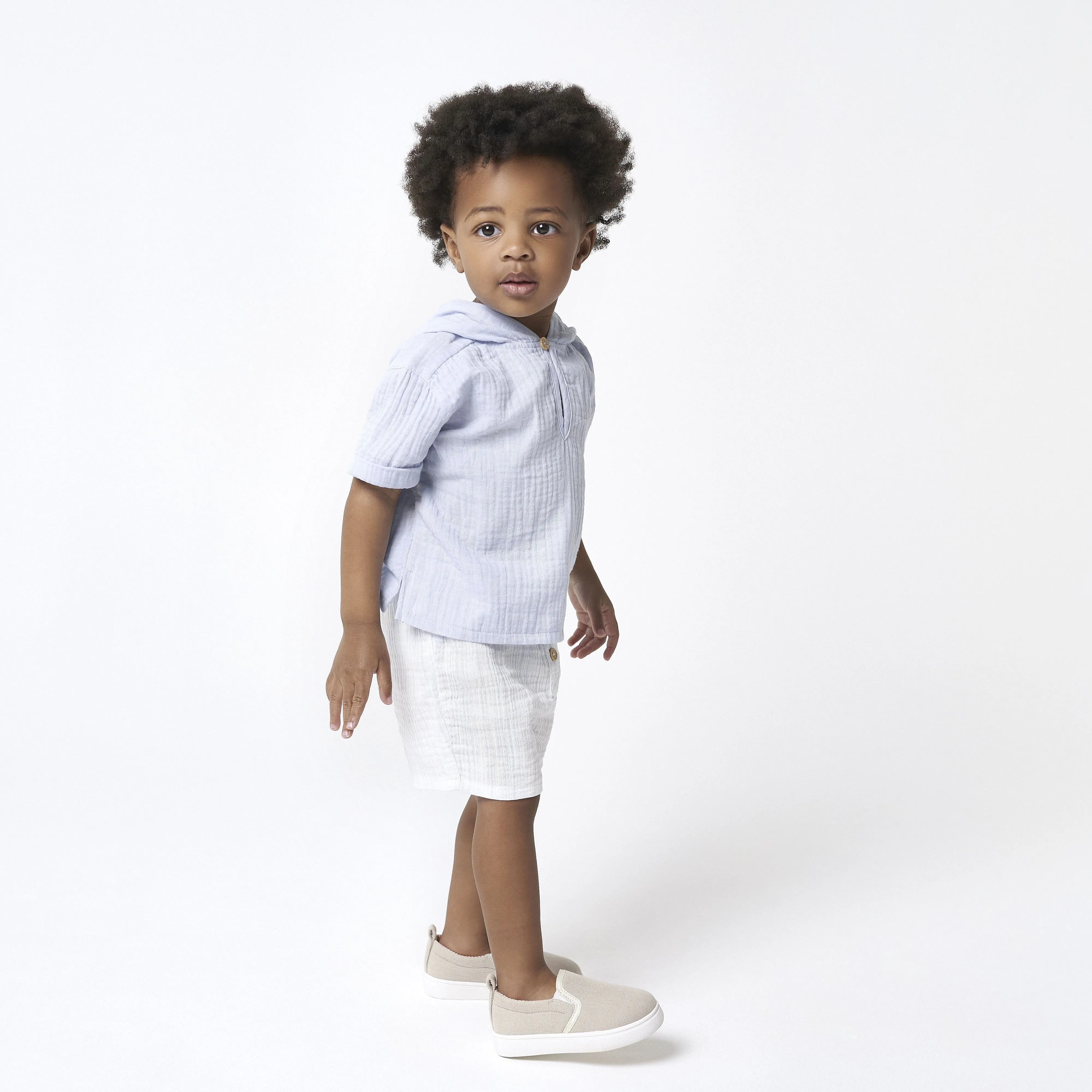 Infant & Toddler Boys Khaki Slip-On Sneaker Gerber Childrenswea