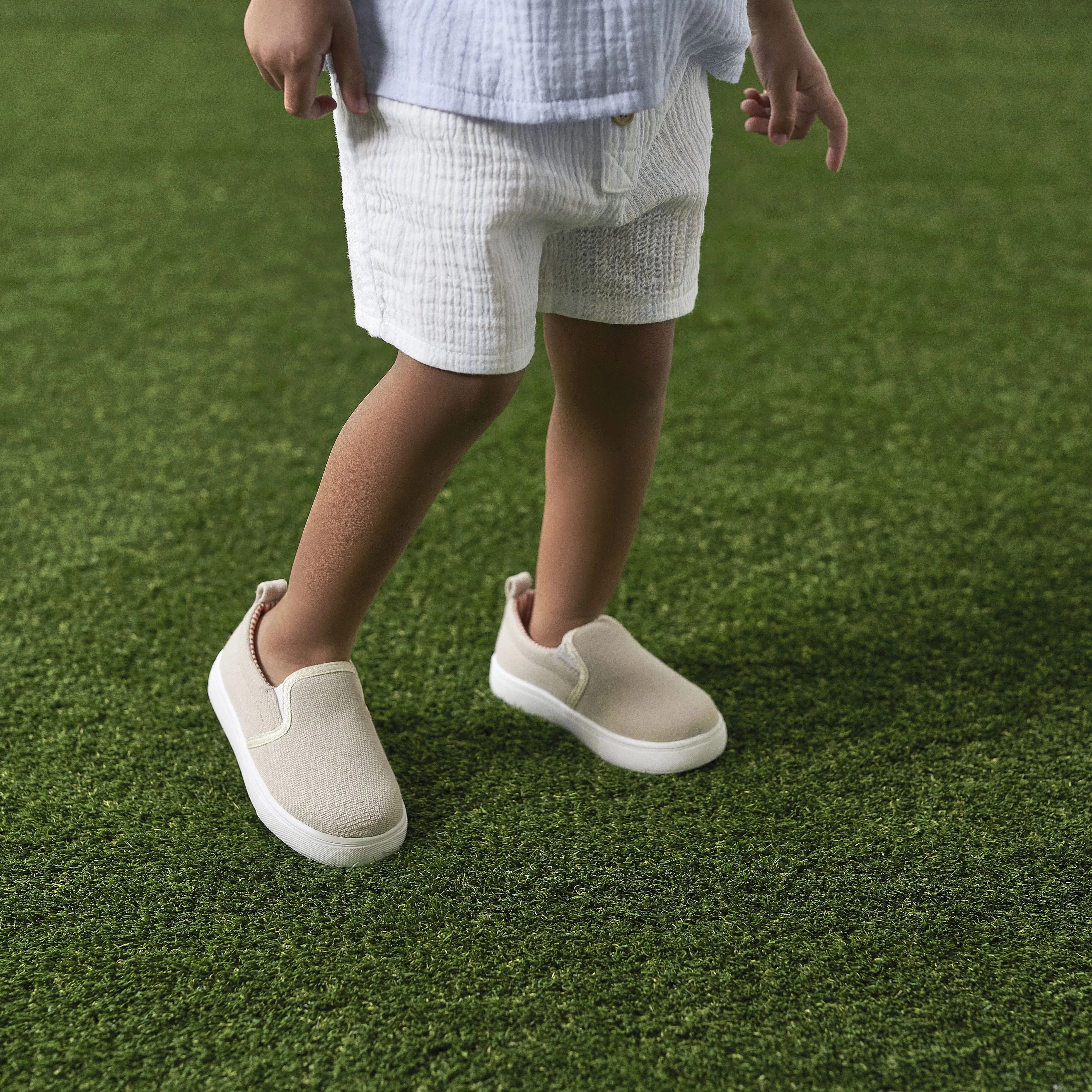 Infant & Toddler Boys Khaki Slip-On Sneaker Gerber Childrenswea