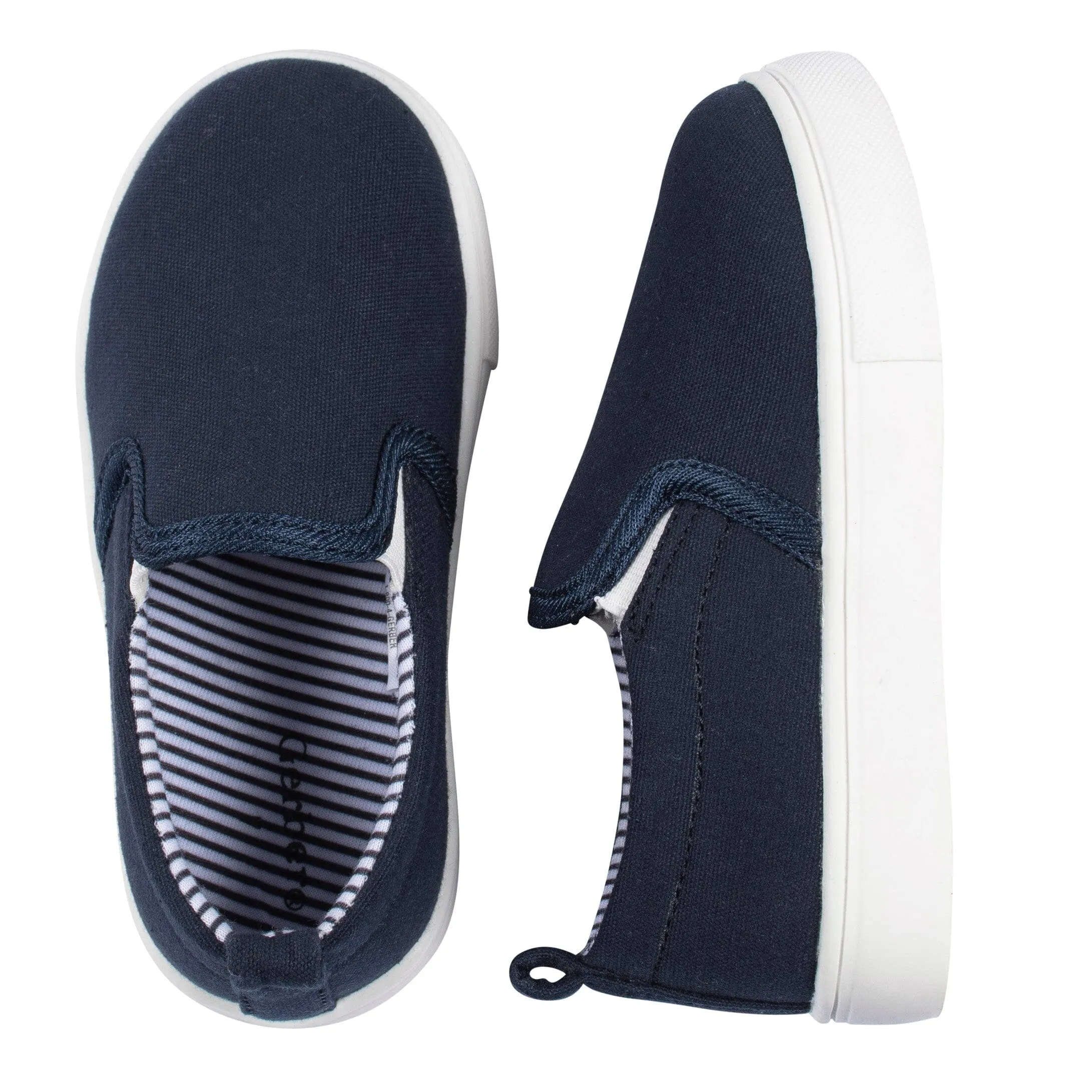 Infant & Toddler Boys Navy Slip-On Sneaker Gerber Childrenswea