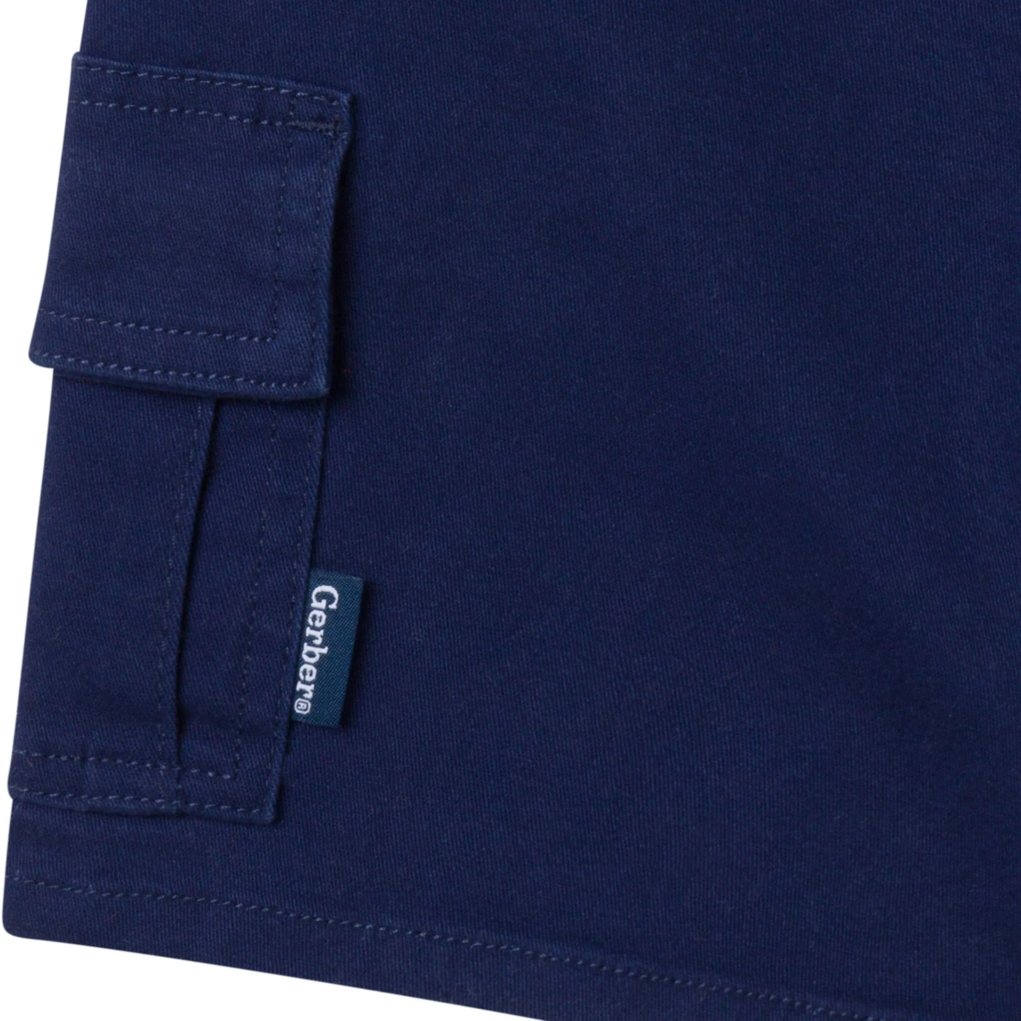 Infant & Toddler Boys Navy Twill Shorts Gerber Childrenswea