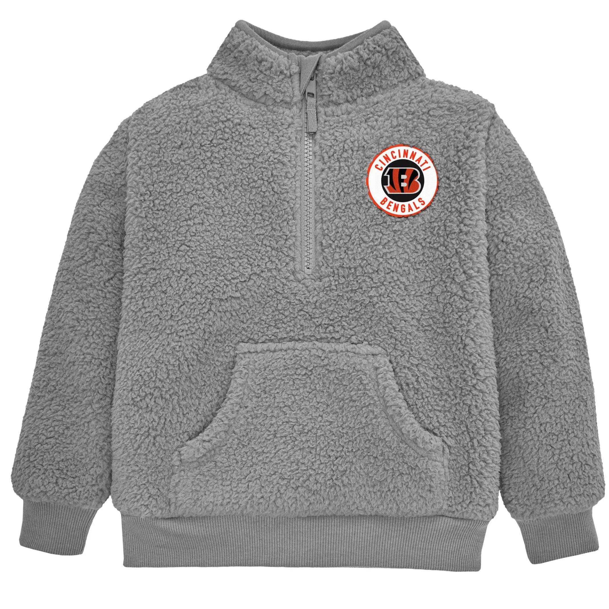 Infant & Toddler Cincinnati Bengals 1/4 Zip Sherpa Top Gerber Childrenswea