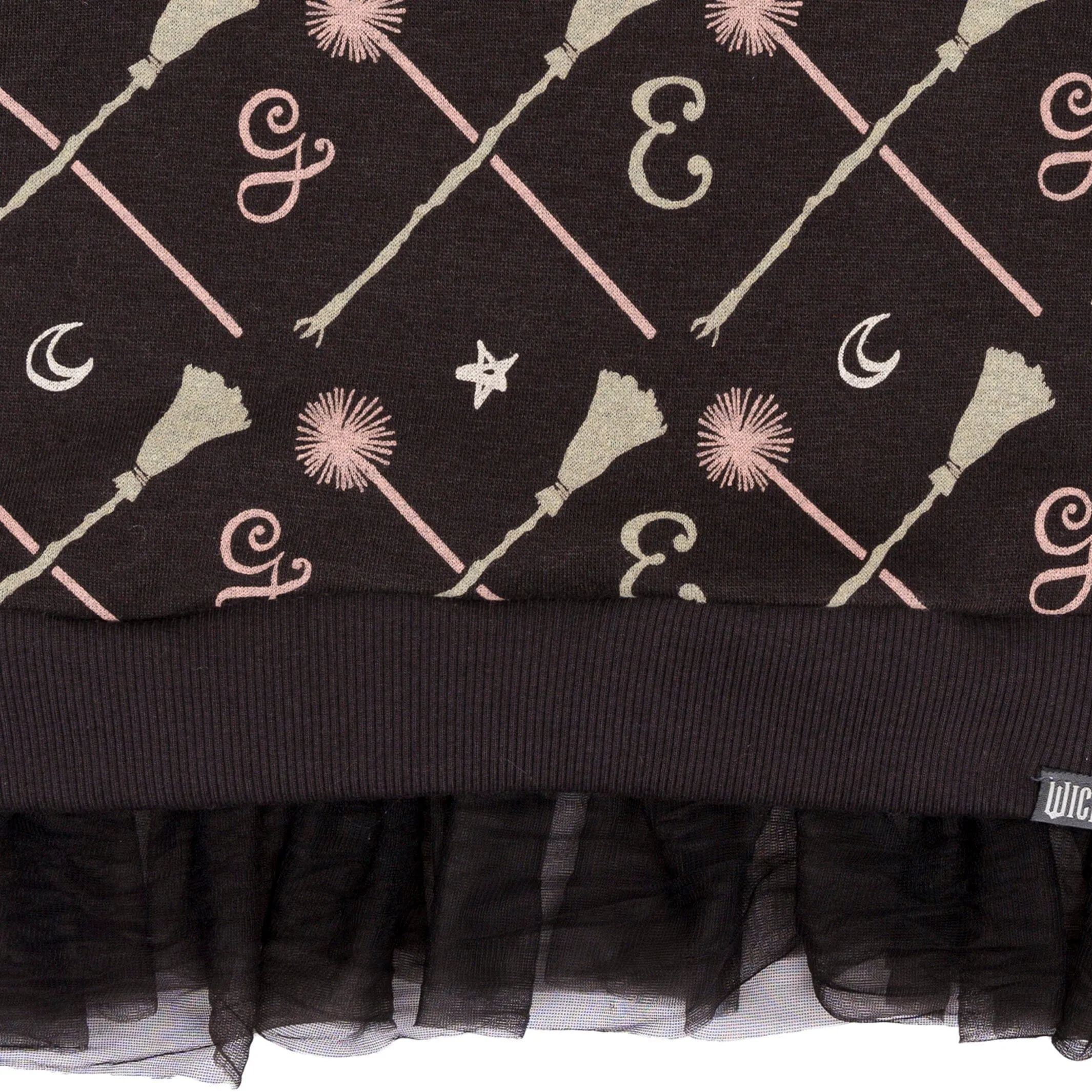 Infant & Toddler Girls Black Wand & Broom Wicked Sweatshirt Gerber Childrenswea