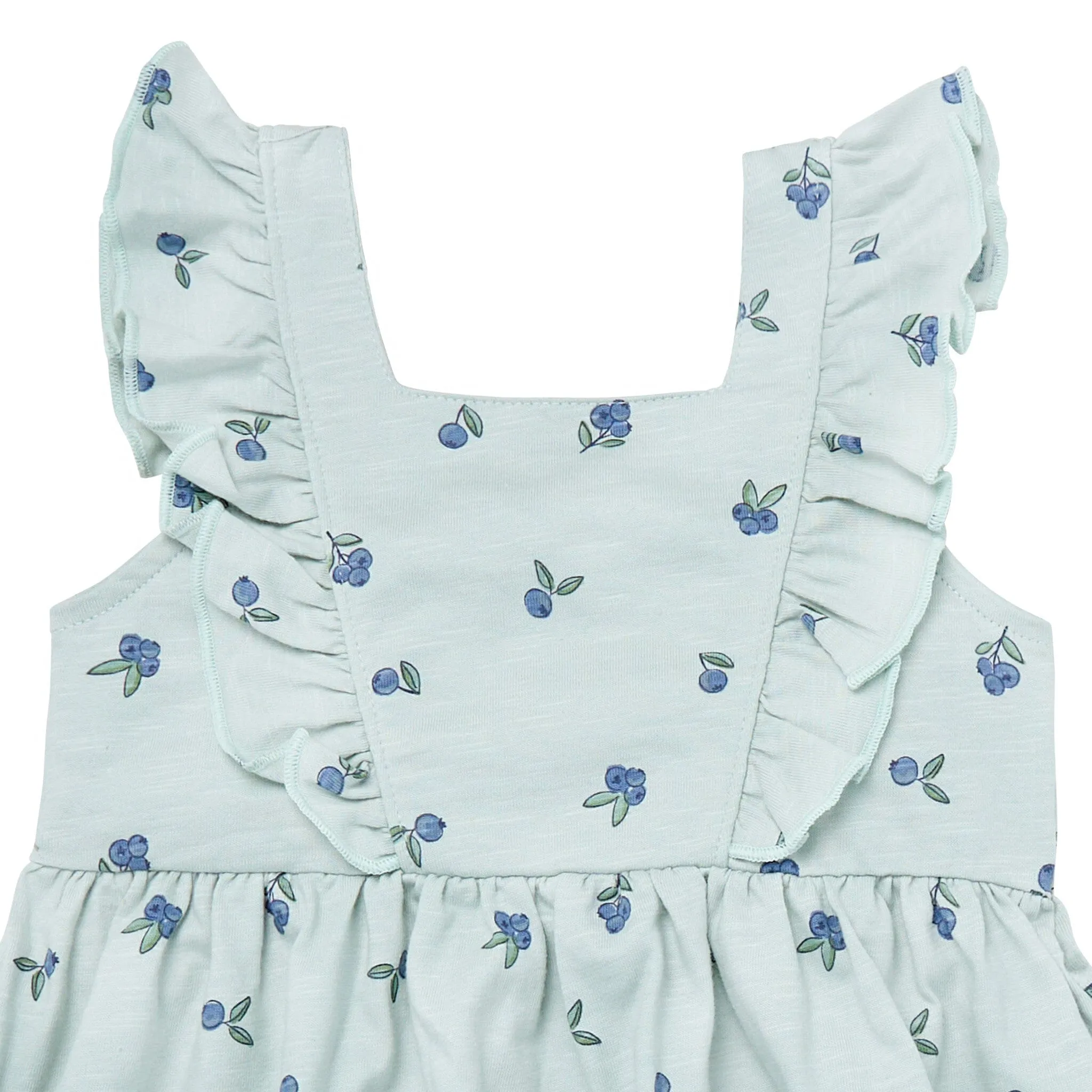 Infant & Toddler Girls Blueberries Bow Back Dress Gerber Childrenswea