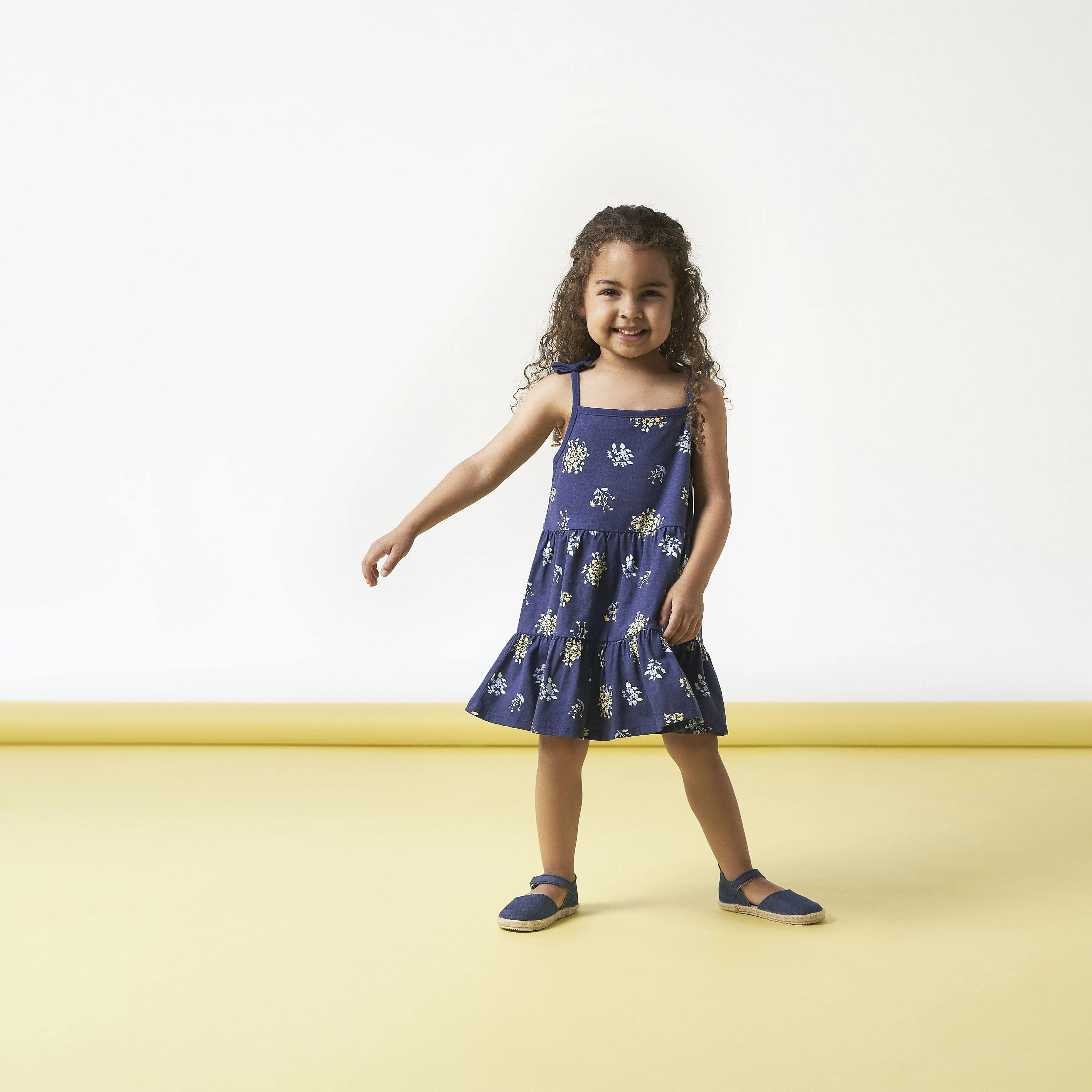 Infant & Toddler Girls Denim Espadrille Sandal Gerber Childrenswea