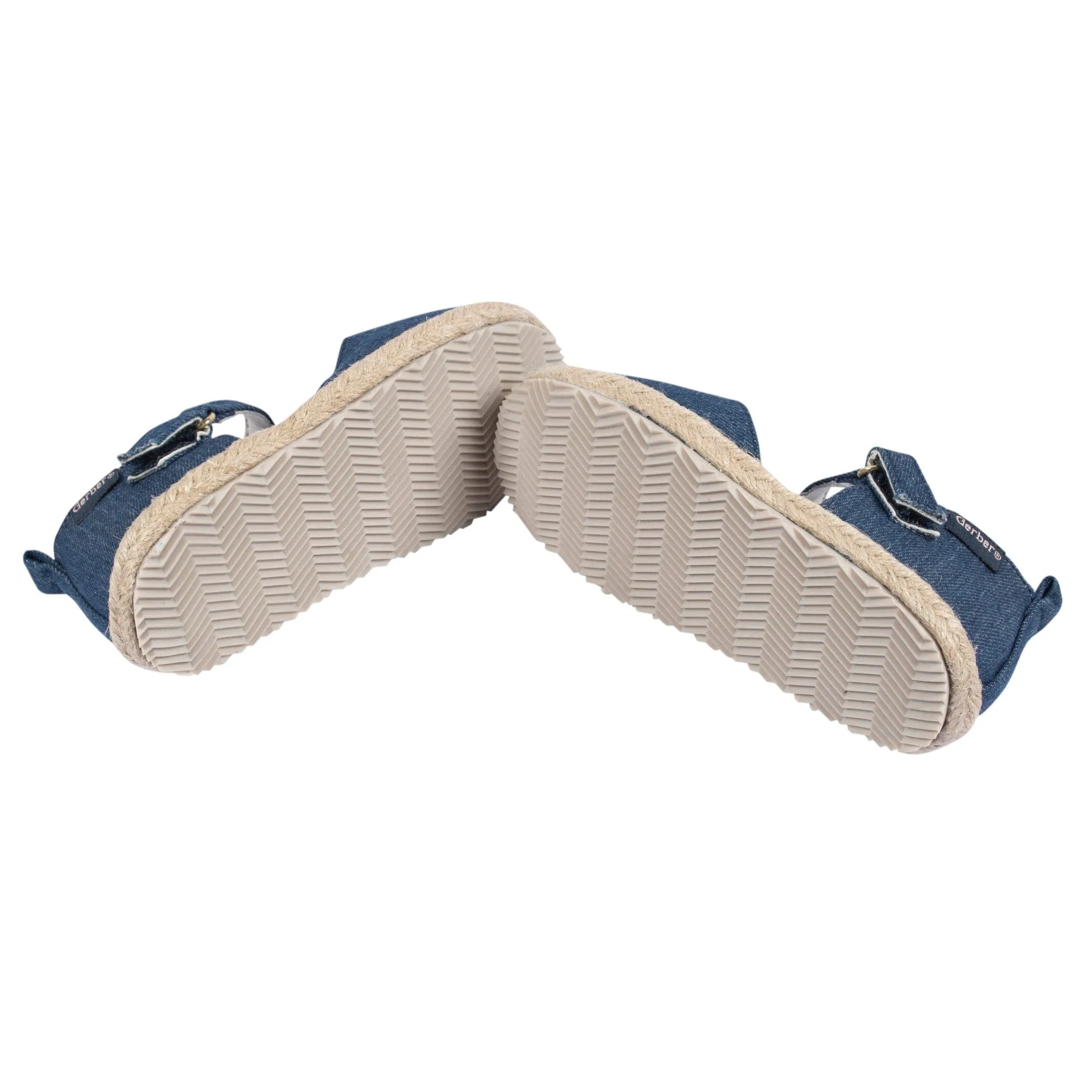 Infant & Toddler Girls Denim Espadrille Sandal Gerber Childrenswea