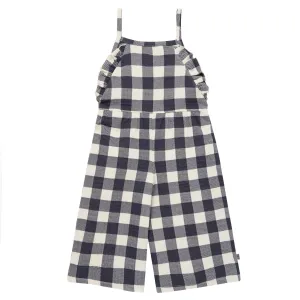 Infant & Toddler Girls Gingham Ruffle Wide Leg Romper Gerber Childrenswea