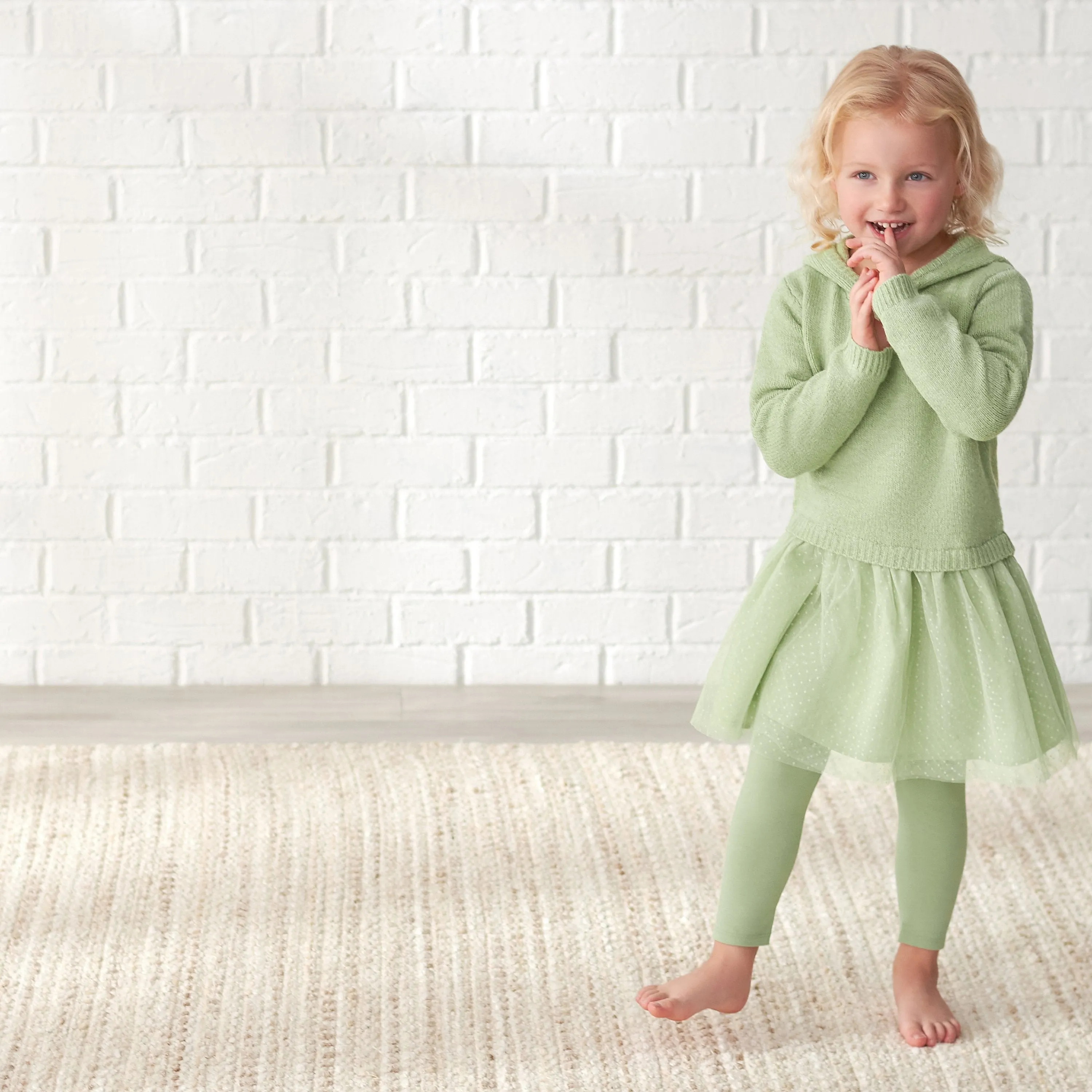 Infant & Toddler Girls Green Leggings Gerber Childrenswea