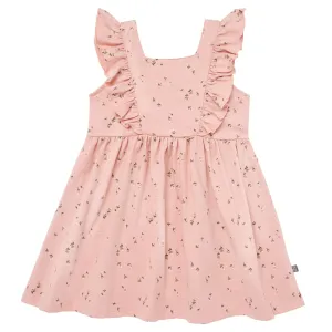 Infant & Toddler Girls Rose Tulips Bow Back Dress Gerber Childrenswea