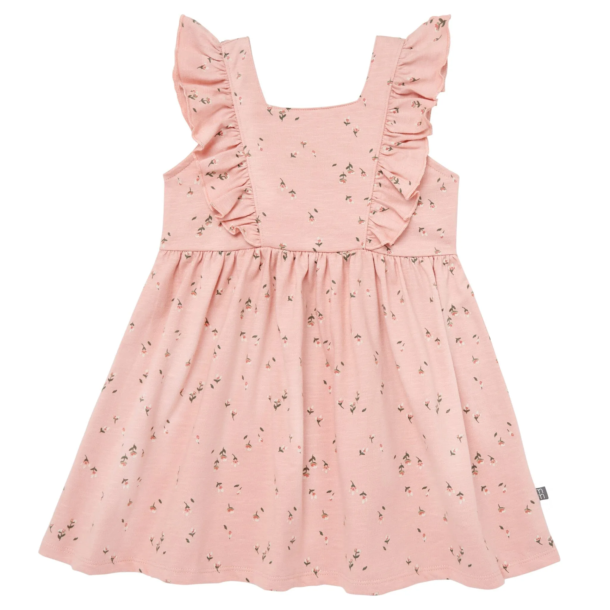 Infant & Toddler Girls Rose Tulips Bow Back Dress Gerber Childrenswea