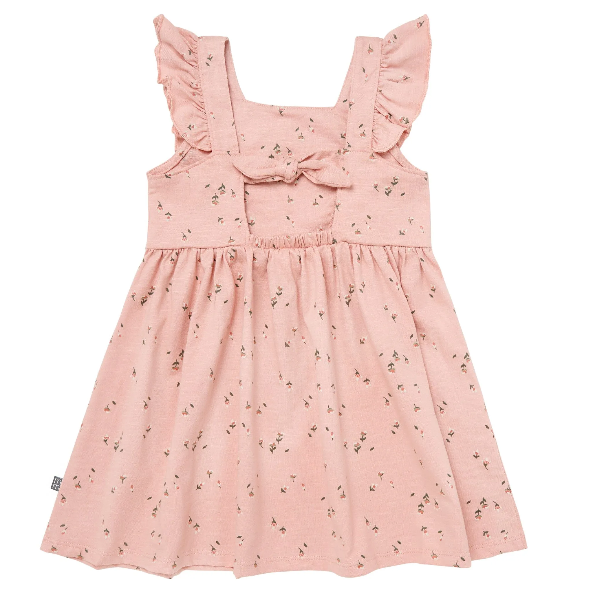 Infant & Toddler Girls Rose Tulips Bow Back Dress Gerber Childrenswea