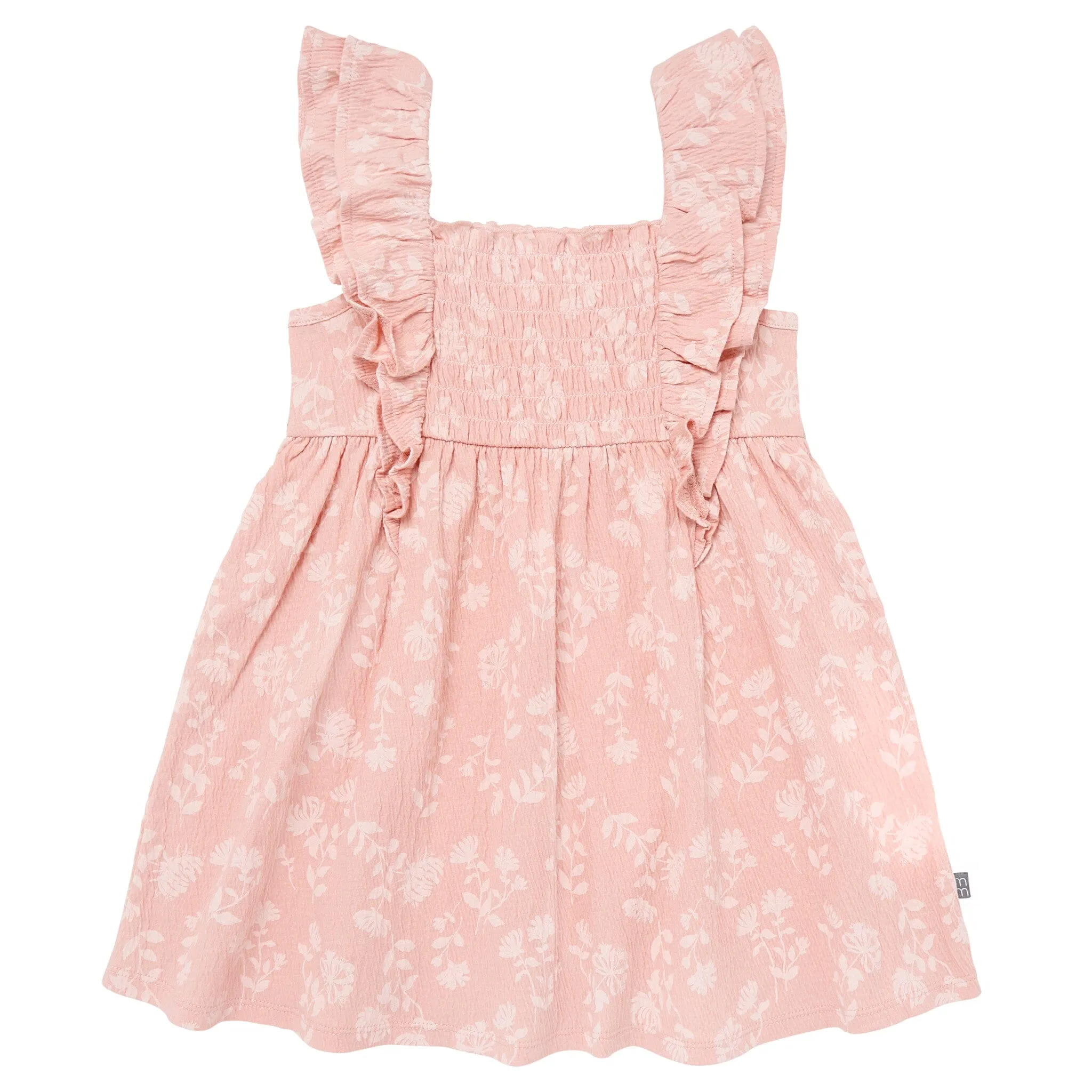 Infant & Toddler Girls Rose Wild Flowers Smocked Ruffle Dress Gerber Childrenswea