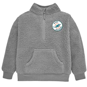 Infant & Toddler Miami Dolphins 1/4 Zip Sherpa Top Gerber Childrenswea