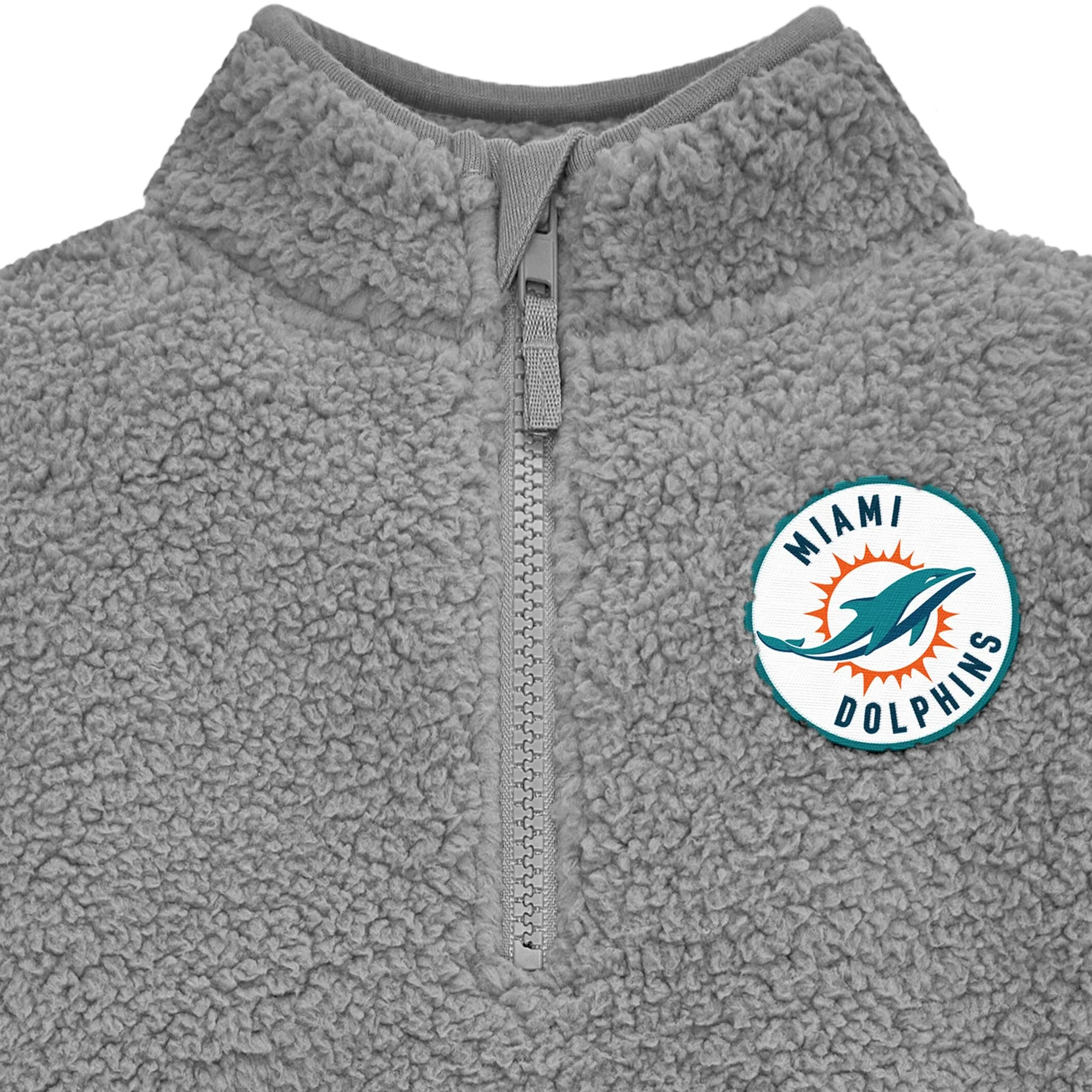 Infant & Toddler Miami Dolphins 1/4 Zip Sherpa Top Gerber Childrenswea