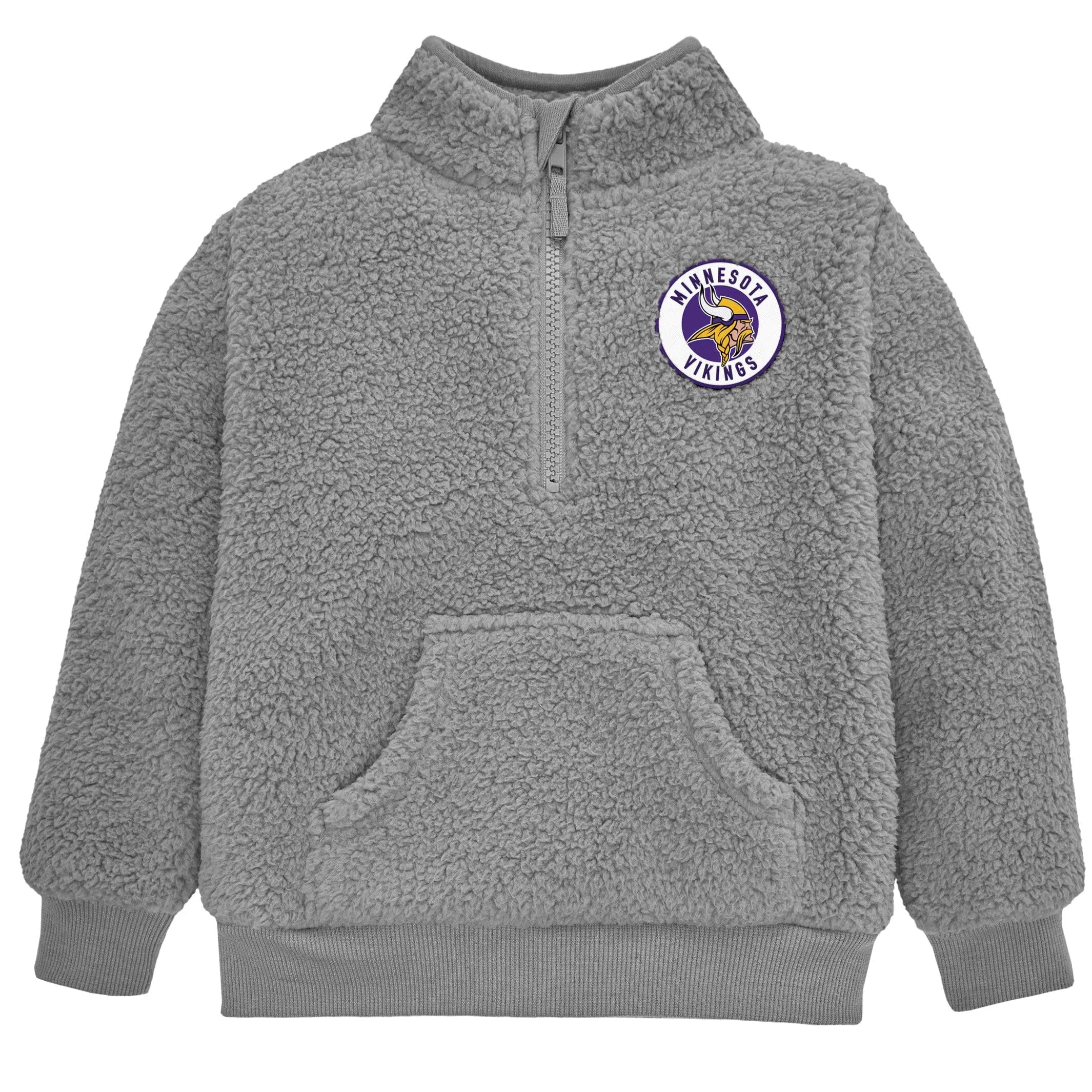 Infant & Toddler Minnesota Vikings 1/4 Zip Sherpa Top Gerber Childrenswea