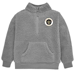 Infant & Toddler New Orleans Saints 1/4 Zip Sherpa Top Gerber Childrenswea