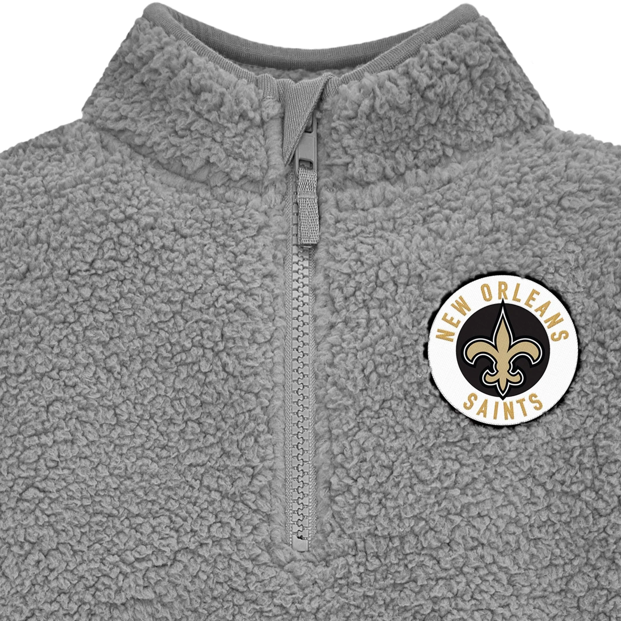 Infant & Toddler New Orleans Saints 1/4 Zip Sherpa Top Gerber Childrenswea