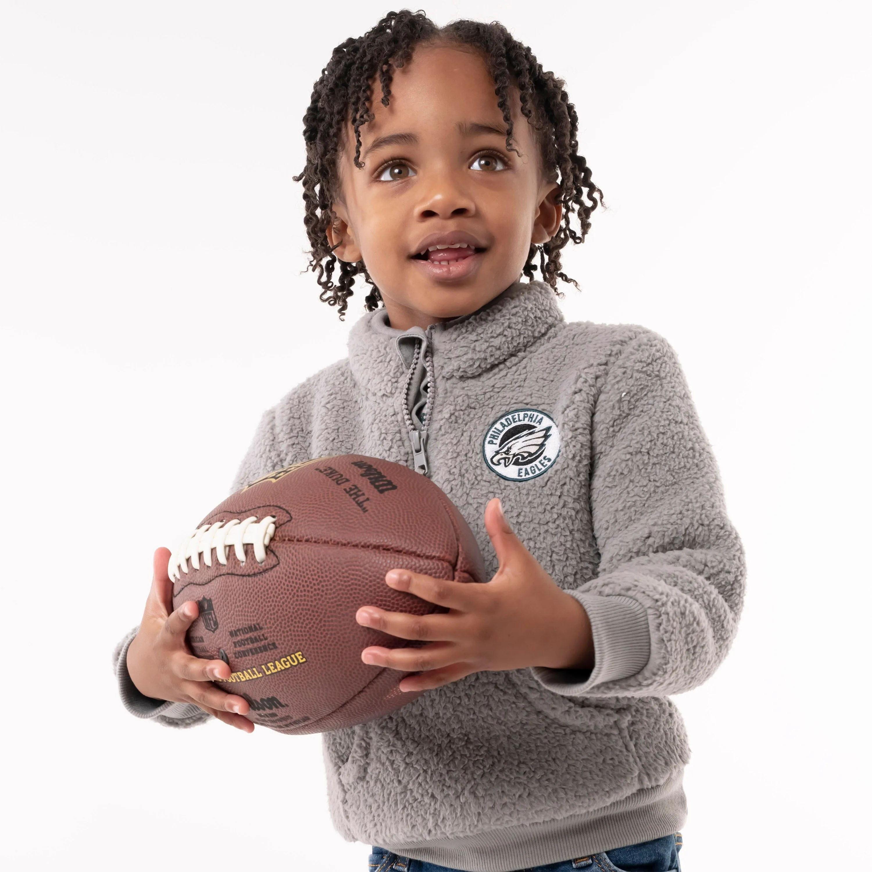 Infant & Toddler Philadelphia Eagles 1/4 Zip Sherpa Top Gerber Childrenswea