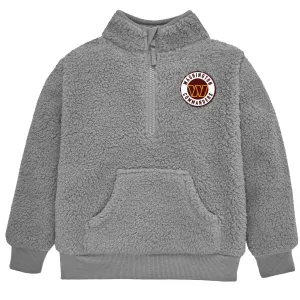 Infant & Toddler Washington Commanders 1/4 Zip Sherpa Top Gerber Childrenswea