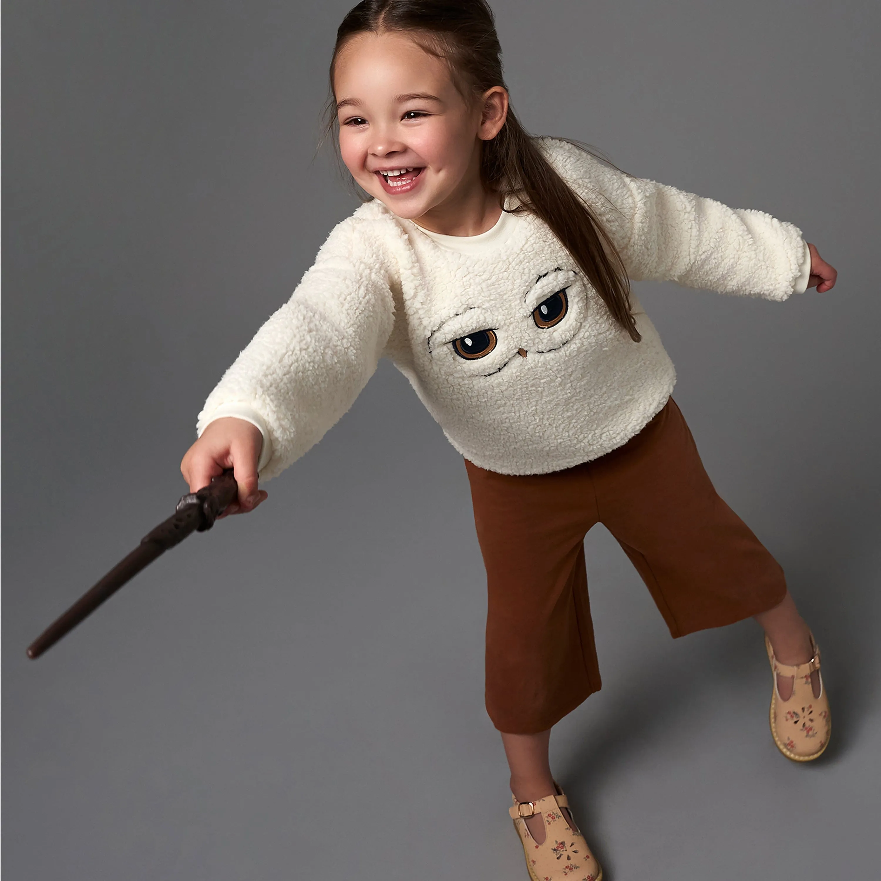 Infant and Toddler Neutral Hedwig Drop Shoulder Top Gerber Childrenswea