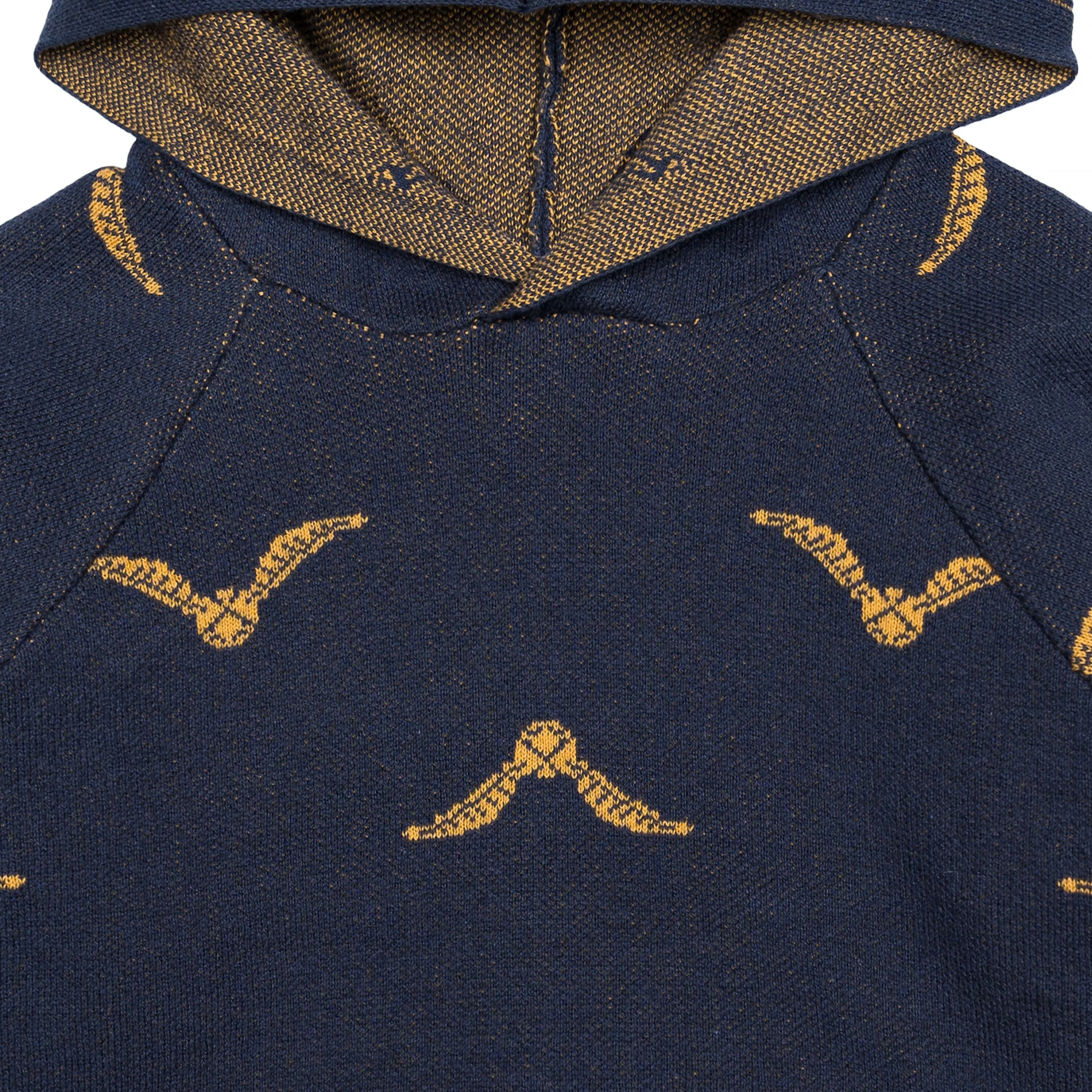 Infant and Toddler Neutral Navy Snitch Hoodie Gerber Childrenswea