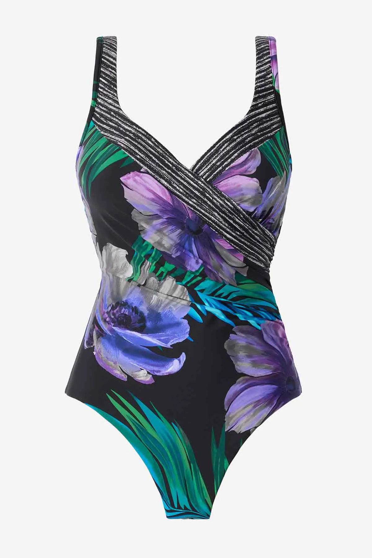 It's A Wrap One Piece in Flora Aura