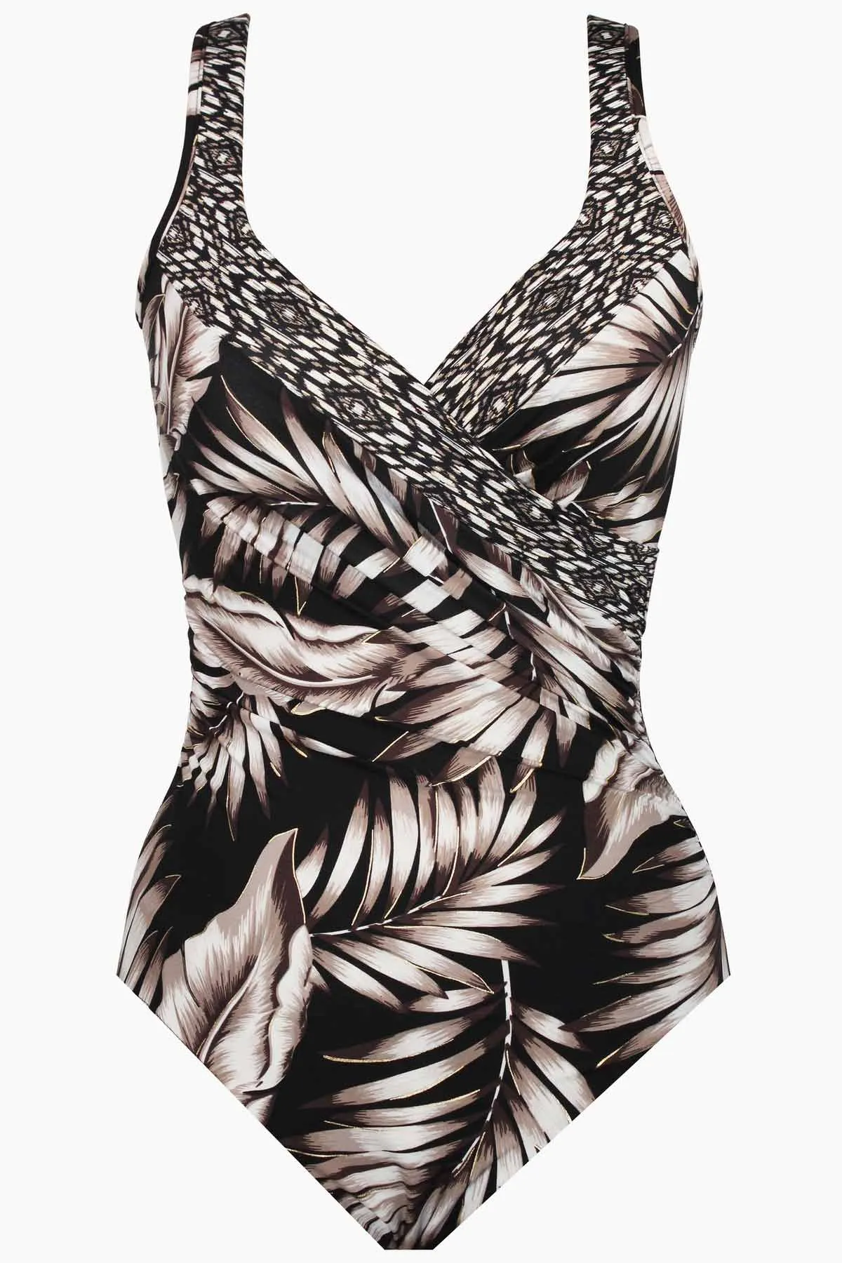 It's A Wrap One Piece in Oasis Colorblock