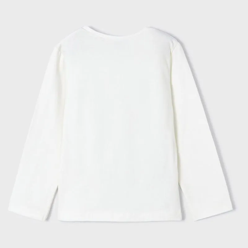 Ivory Heart Applique T-Shirt