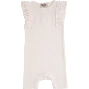 Ivory Ruffle Modal Shortie