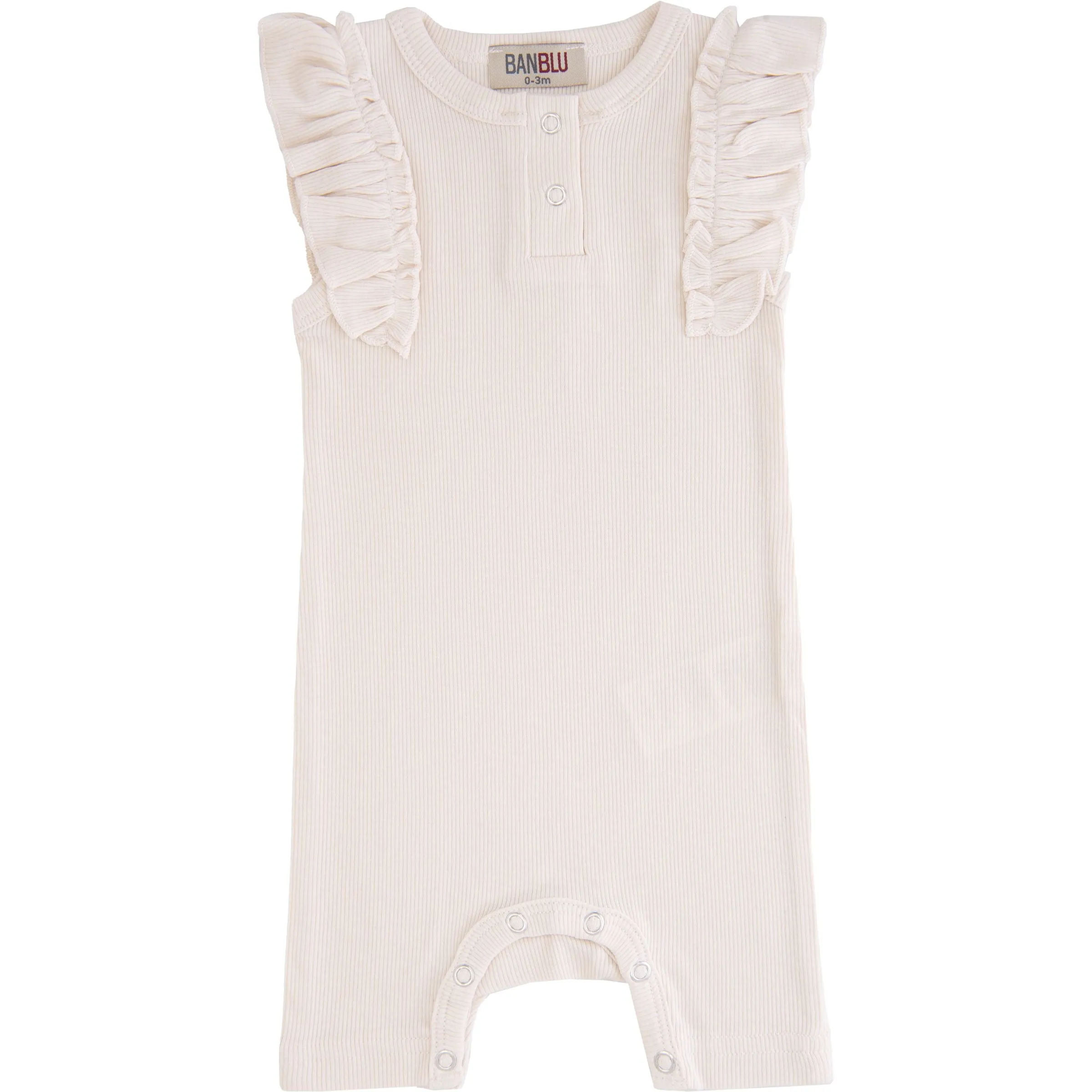 Ivory Ruffle Modal Shortie