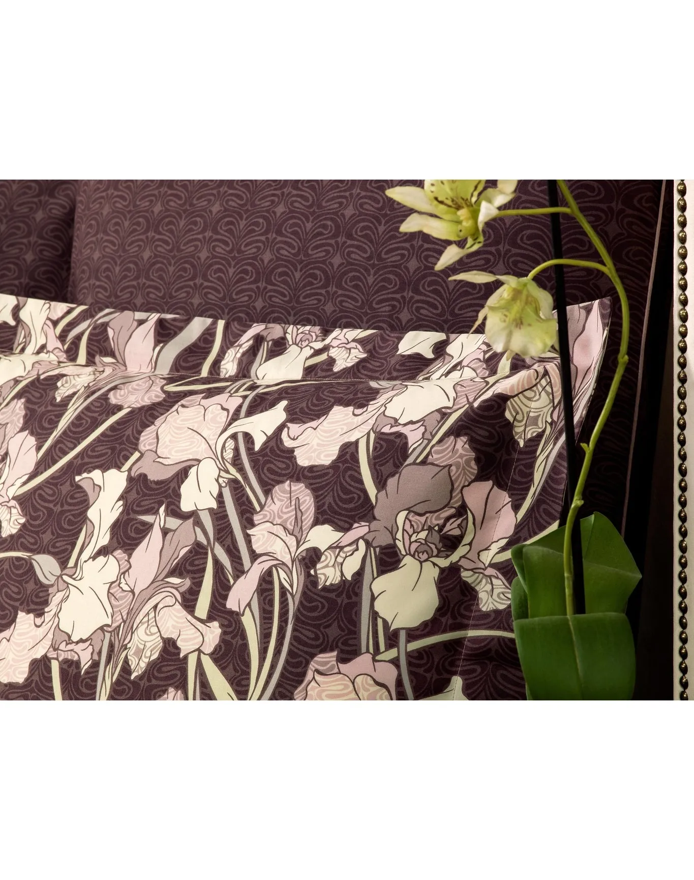 Izabella Pillowcases | Dark Violet x Dusty Pink TOGAS