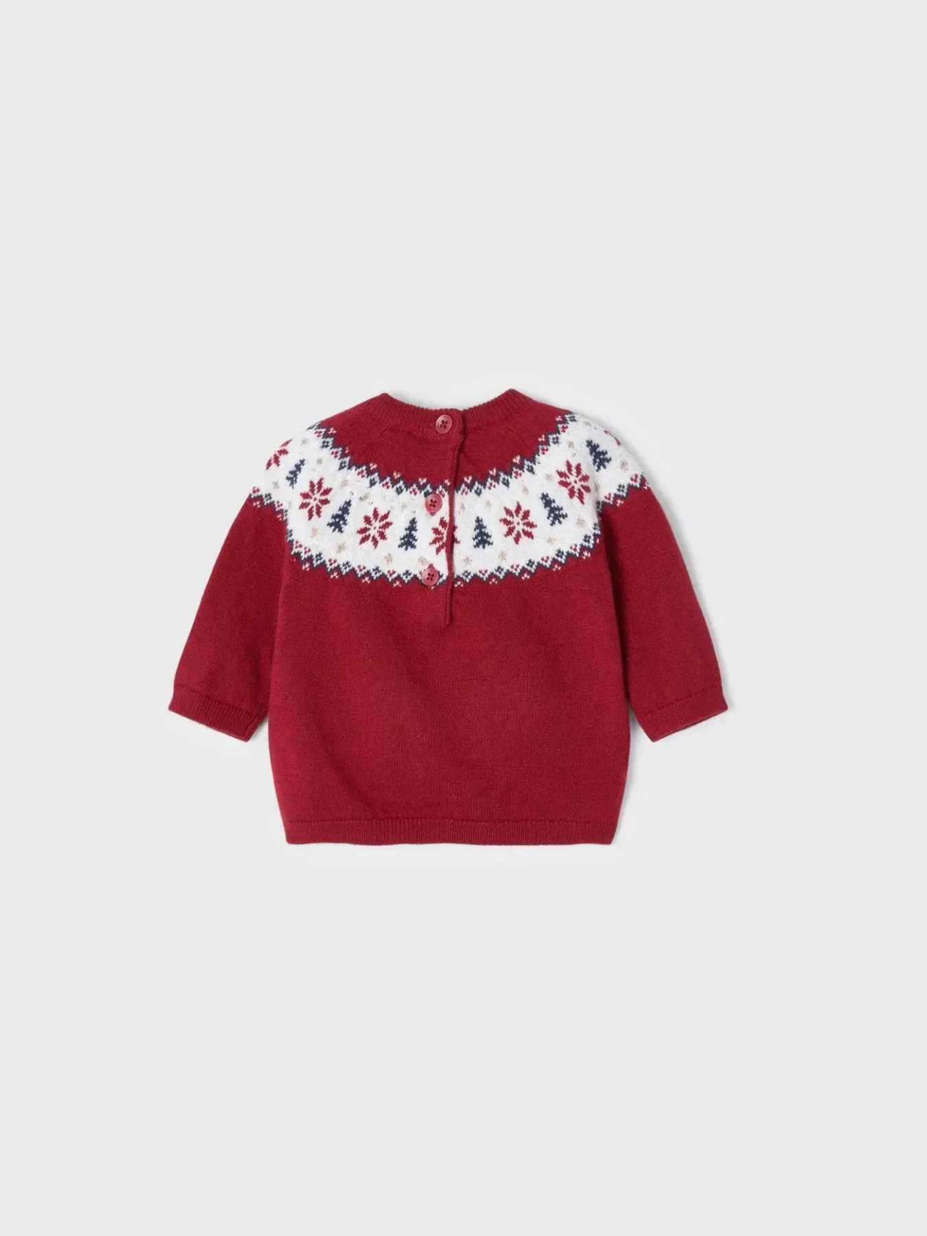 Jacquard Christmas Sweater Boy - RED | Mayoral