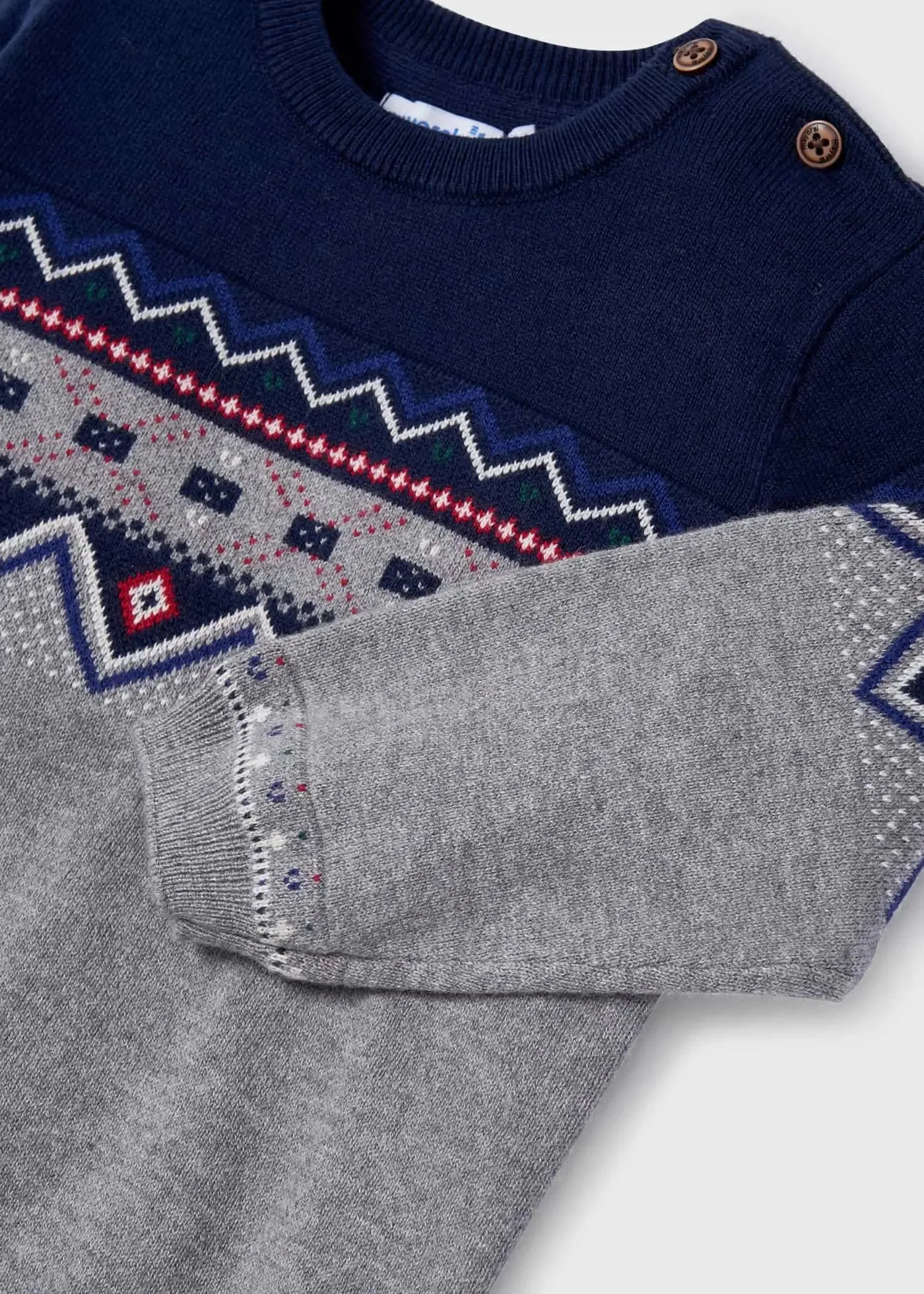 Jacquard Sweater Baby Boy | Mayoral