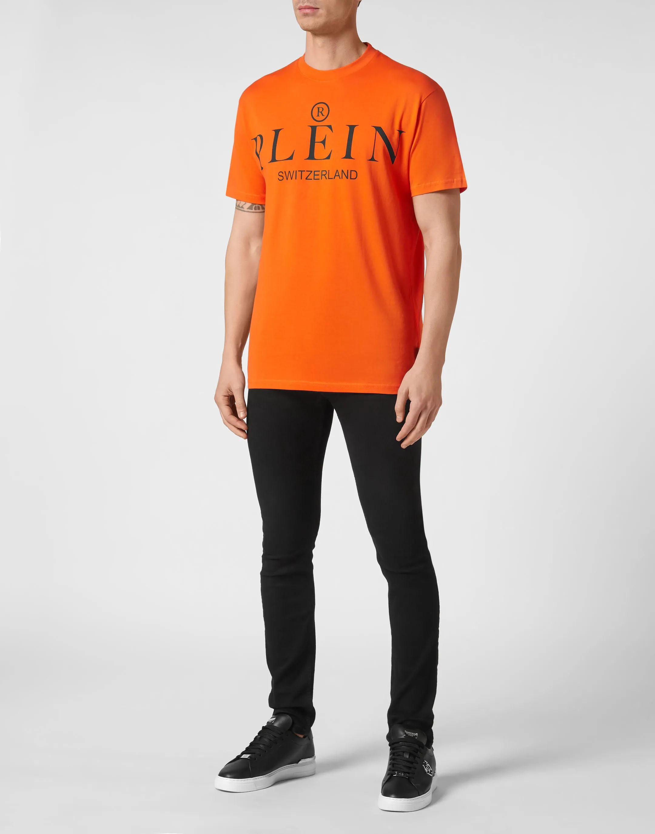 Jersey T-shirt Round Neck SS Iconic Plein