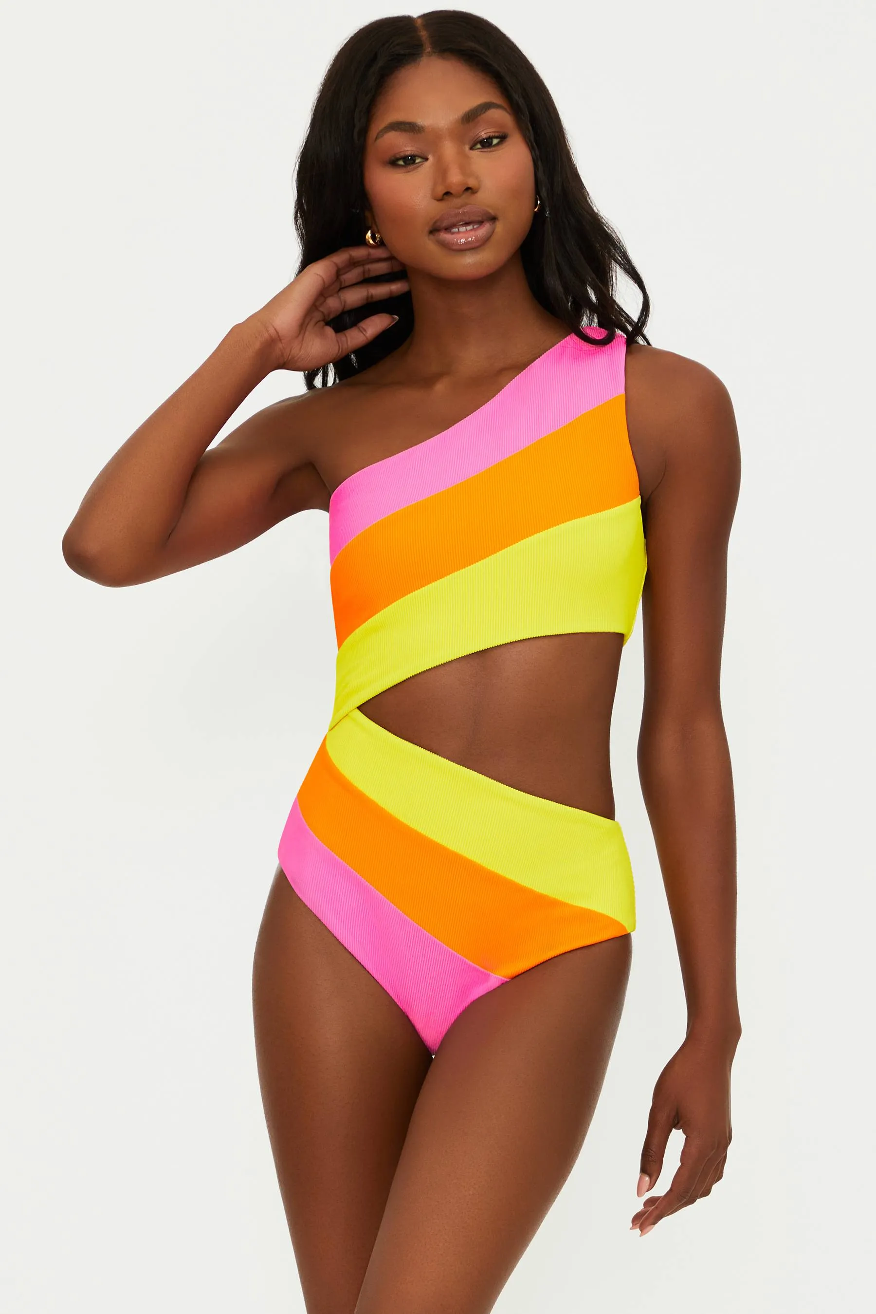Joyce One Piece Soleil Colorblock Beach Riot