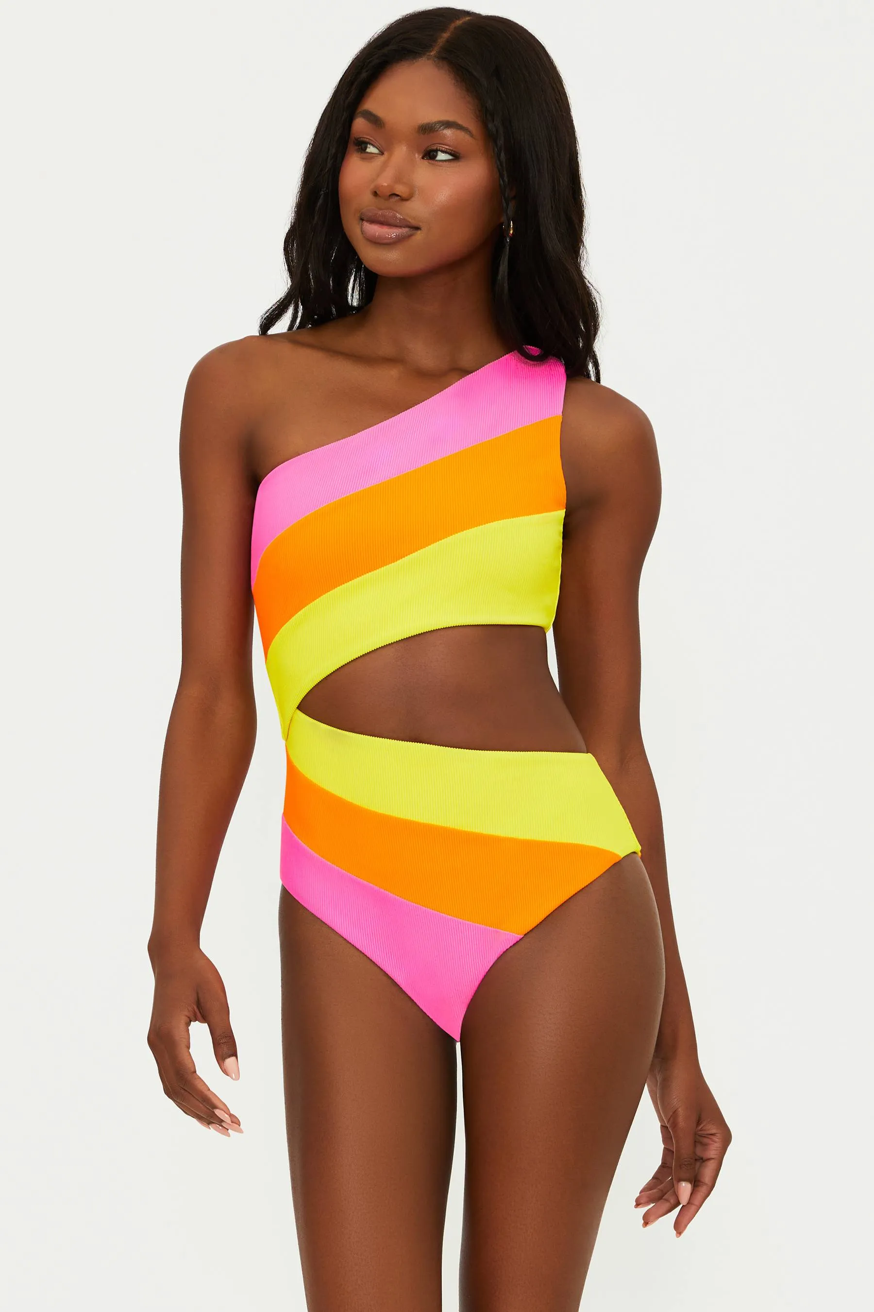 Joyce One Piece Soleil Colorblock Beach Riot