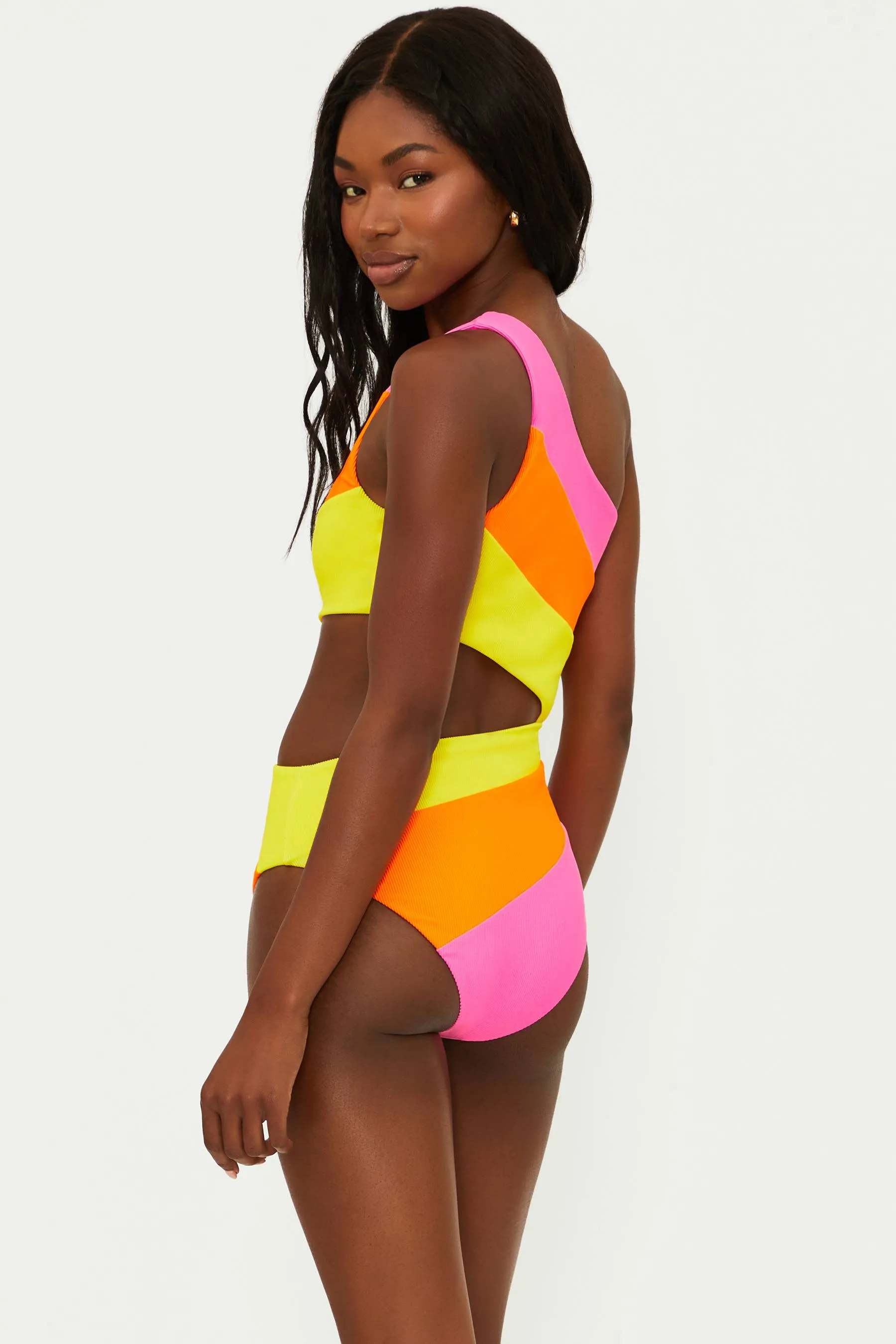 Joyce One Piece Soleil Colorblock Beach Riot