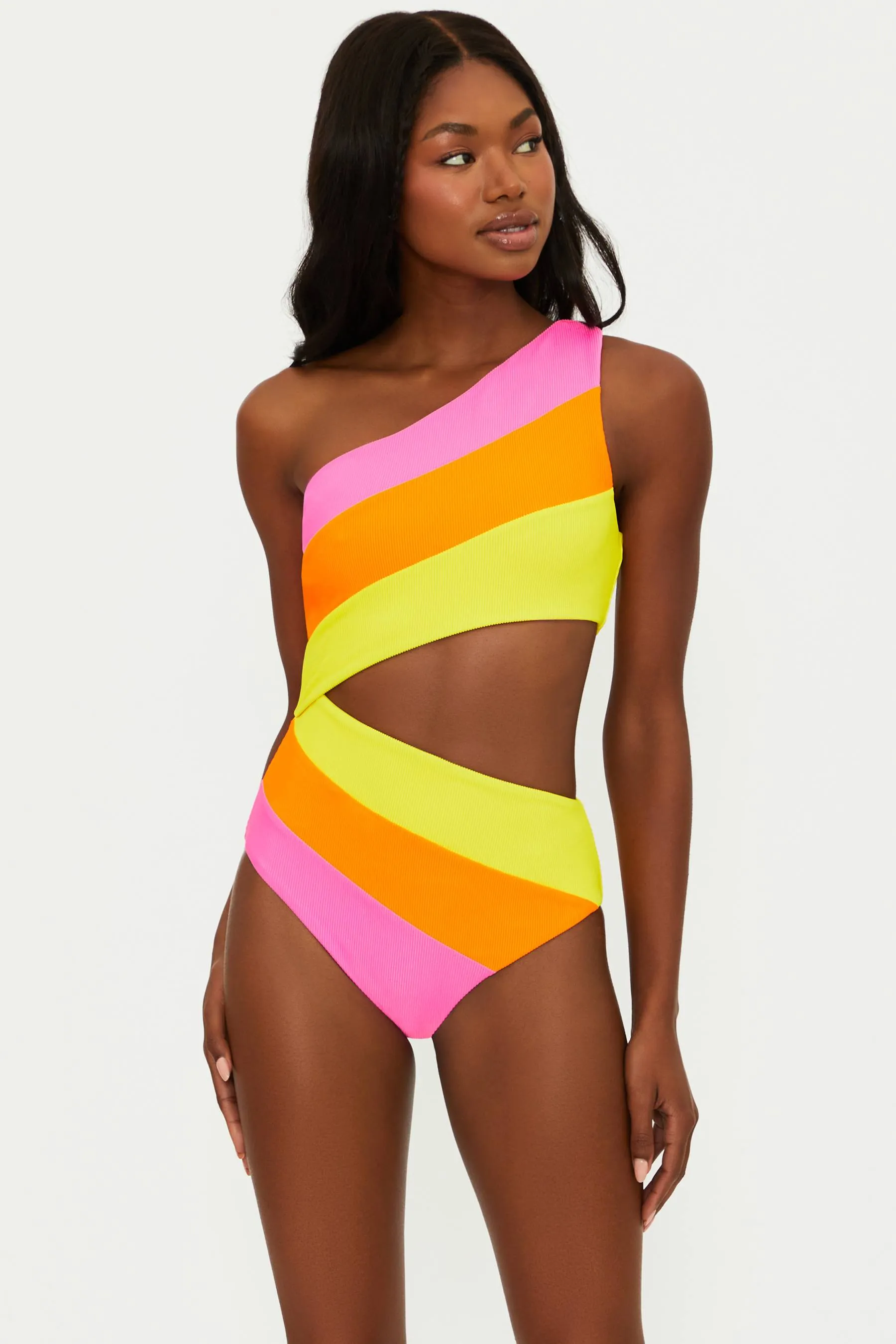 Joyce One Piece Soleil Colorblock Beach Riot