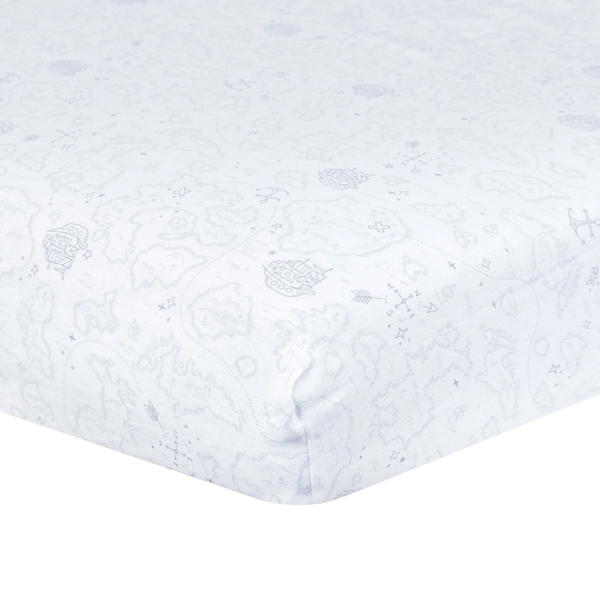 Keepsake Sail Away Woven Crib Sheet Gerber Childrenswea