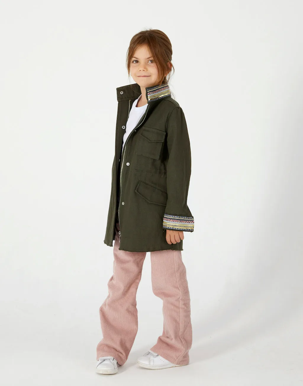 Khaki Green Coat