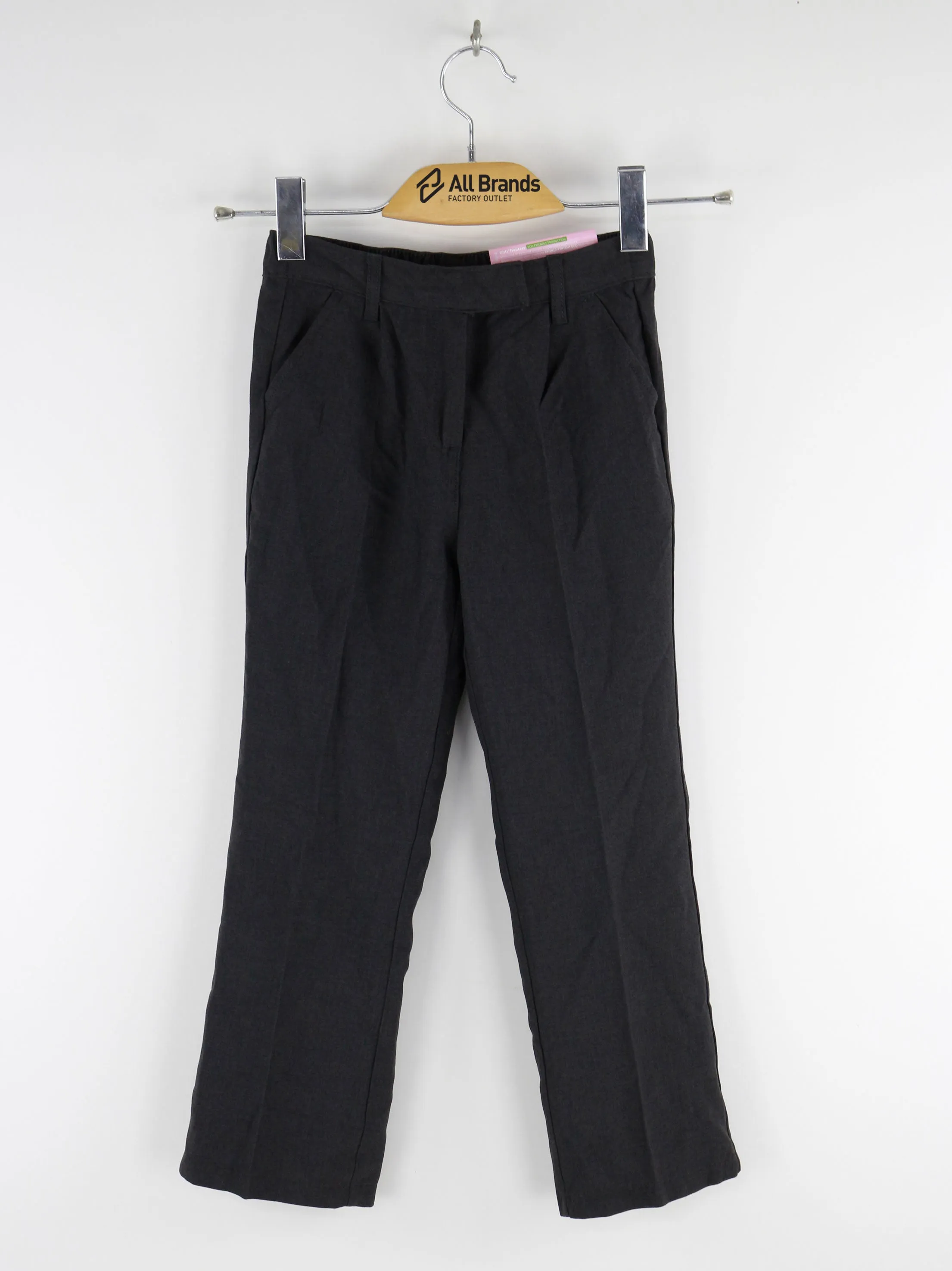 Kids Boy Plain Trousers Pant,Dark Grey