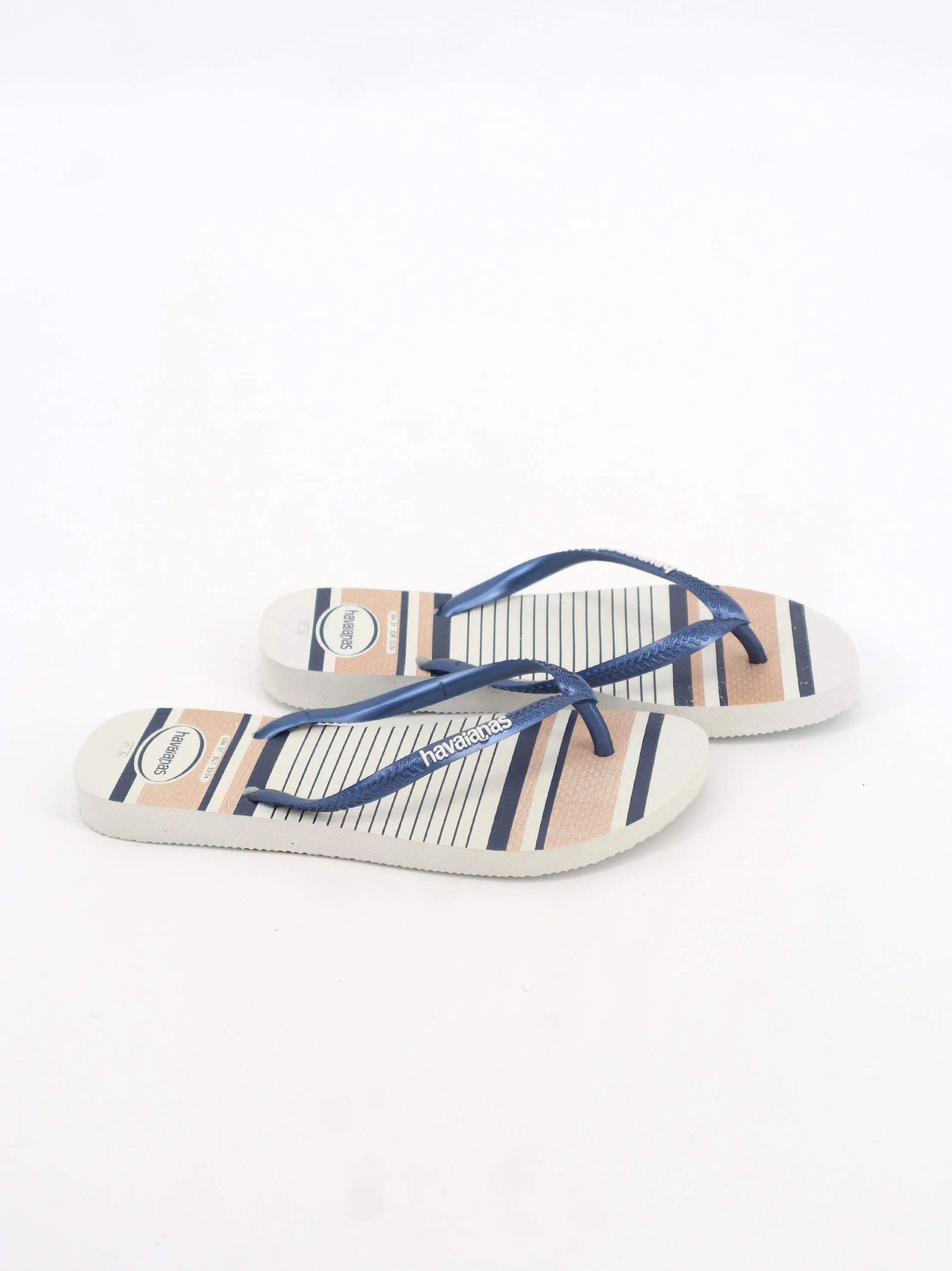 Kid's Boy Printed Slippers,White/Navy