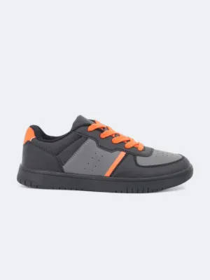 Kids Boy's Colorblocked Sneakers,Black/Grey