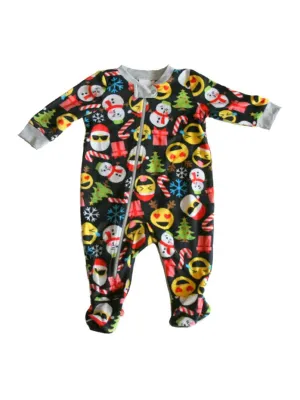 Kids Boy's Graphic Printed Christmas Jumpsuit,Multi