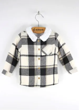 Kids Boy's Plaid Button-Up Shirt,Multi